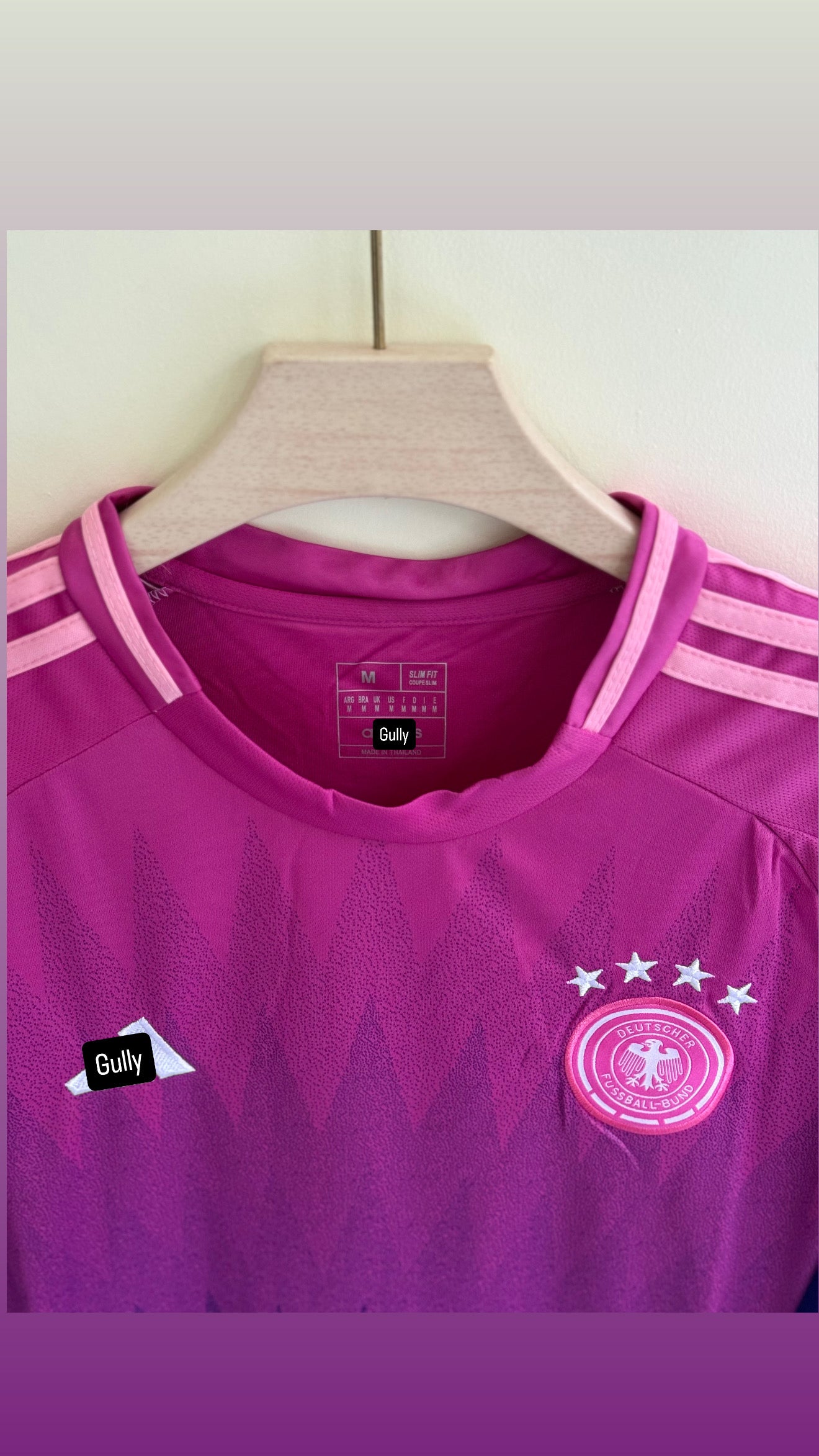 GERMANY 2024 AWAY KIT MASTER QUALITY EMBROIDERY