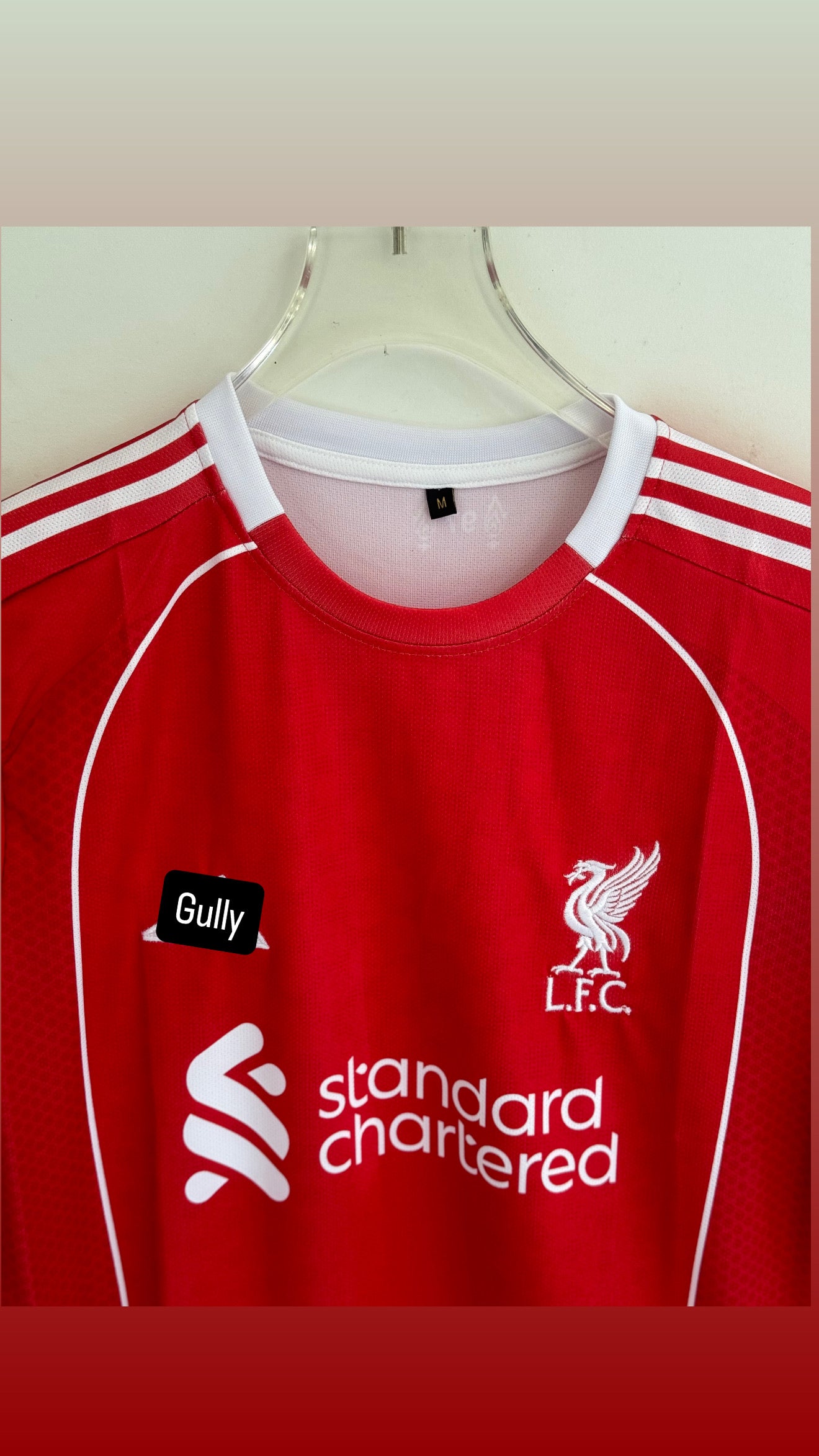 M.SALAH LIVERPOOL HOME KIT 25/26 EMBROIDERY