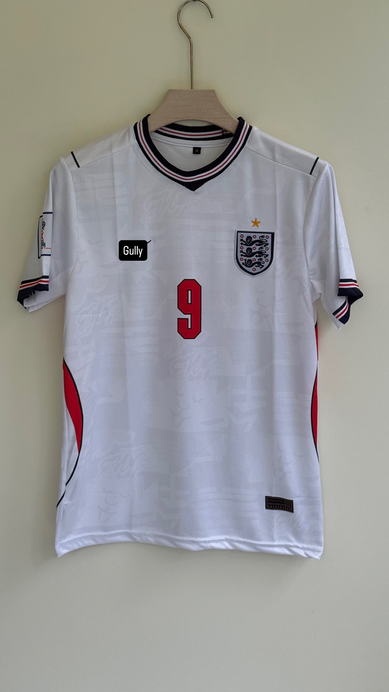 KANE ENGLAND 2026 WORLD CUP HOME KIT EMBROIDERY