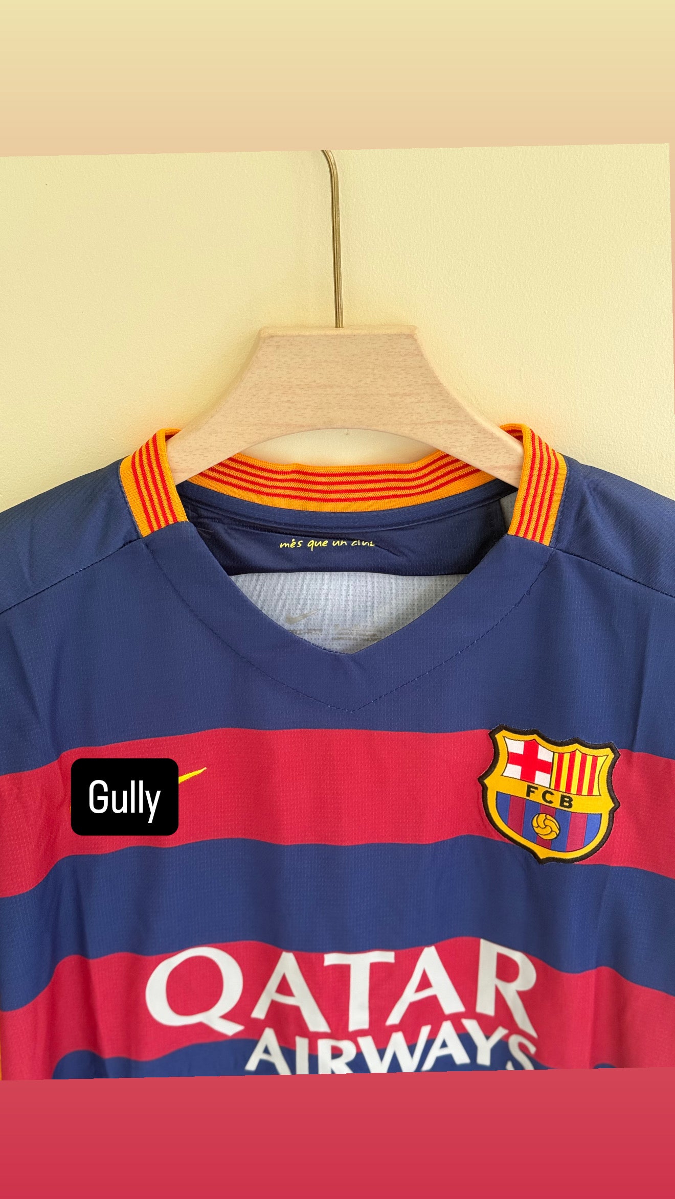 BARCELONA 2015/16 HOME KIT MASTER QUALITY EMBROIDERY