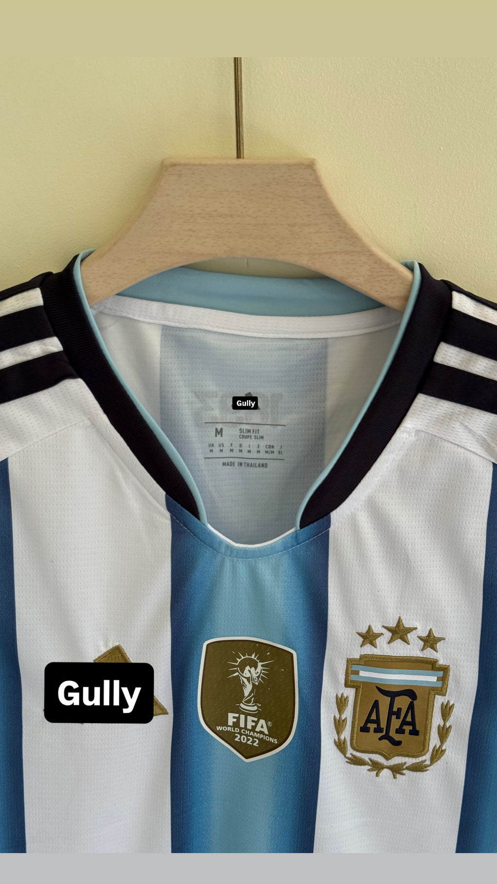 ARGENTINA WORLD CUP HOME KIT MASTER QUALITY EMBROIDERY