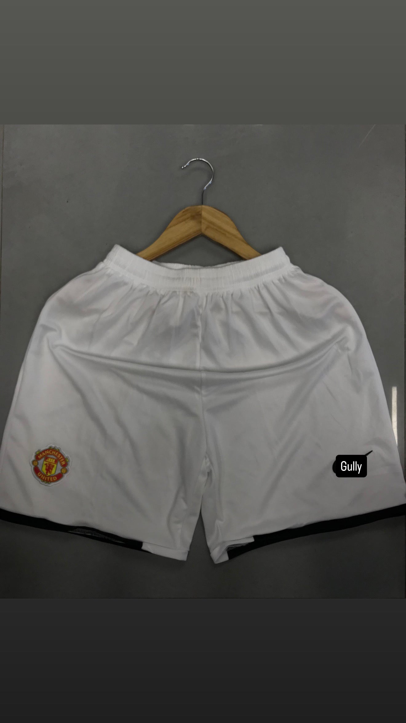 UNITED WHITE SHORTS EMBROIDERY