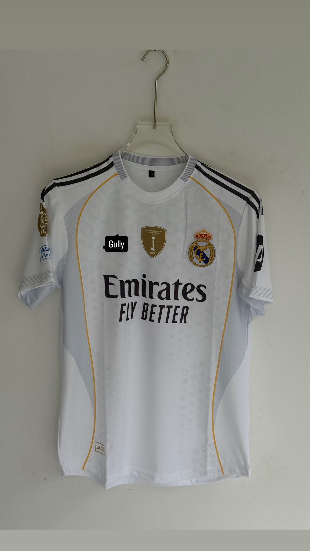 MBAPPE REAL MADRID 25/26 HOME KIT EMBROIDERY