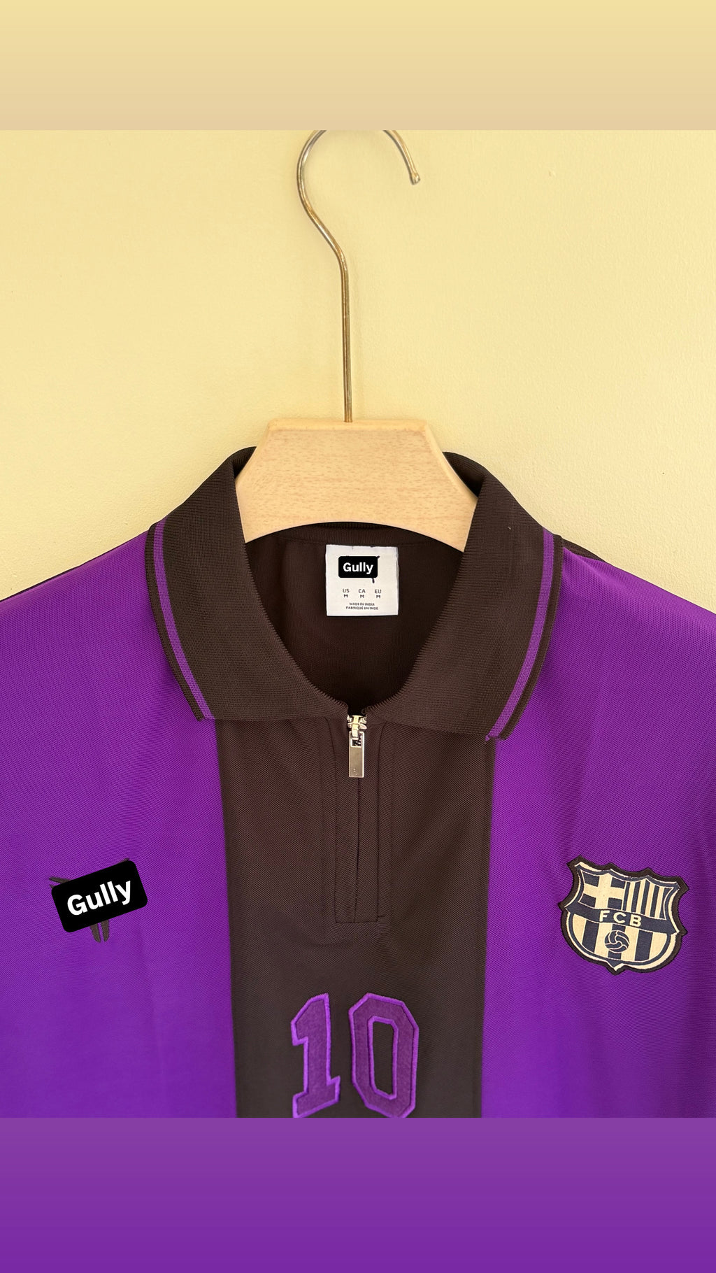 BARCELONA PURPLE POLO EMBROIDERY T SHIRT