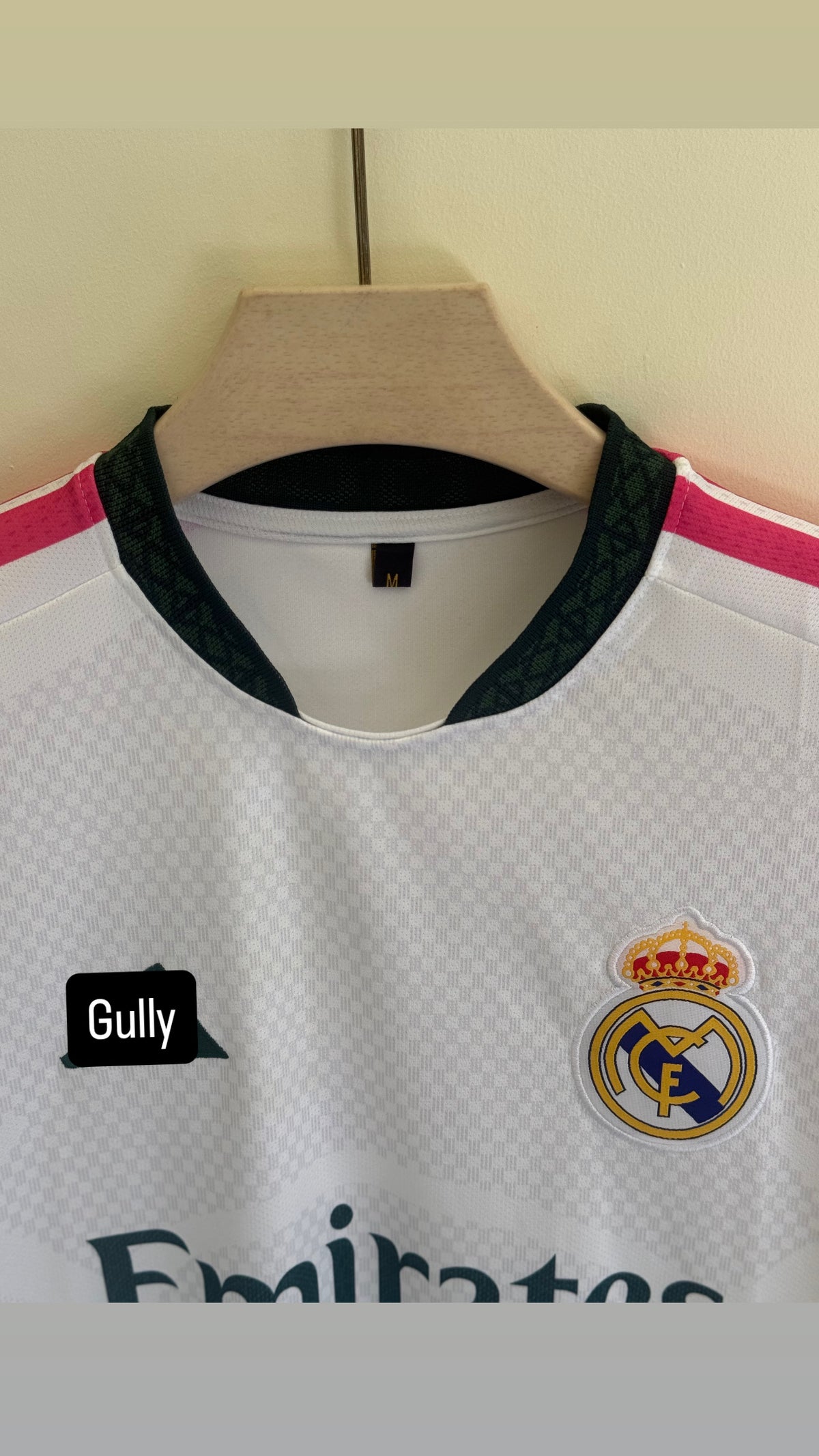 BELLINGHAM REAL MADRID 26/27 HOME KIT FULL SLEEV EMBROIDERY
