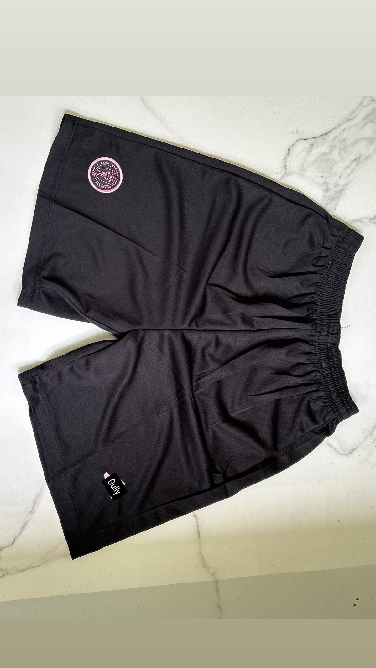 INTER MIAMI BLACK SHORTS EMBROIDERY - Small