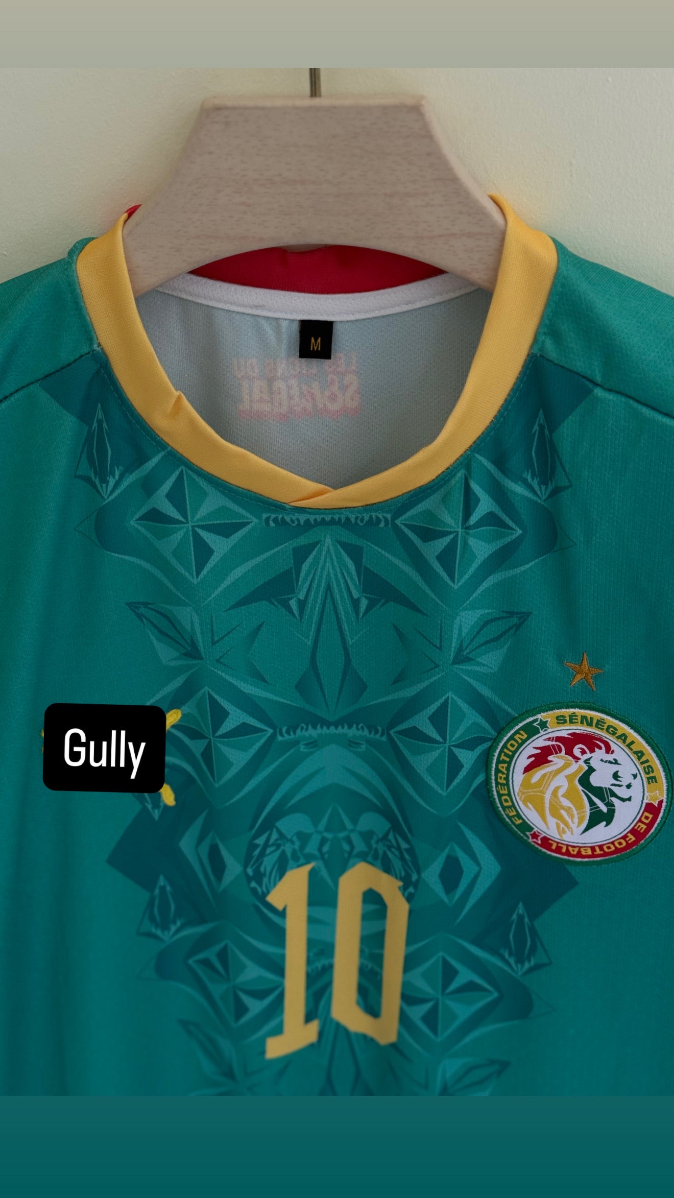 MANE SENEGAL WORLD CUP 2026 AWAY KIT EMBROIDERY