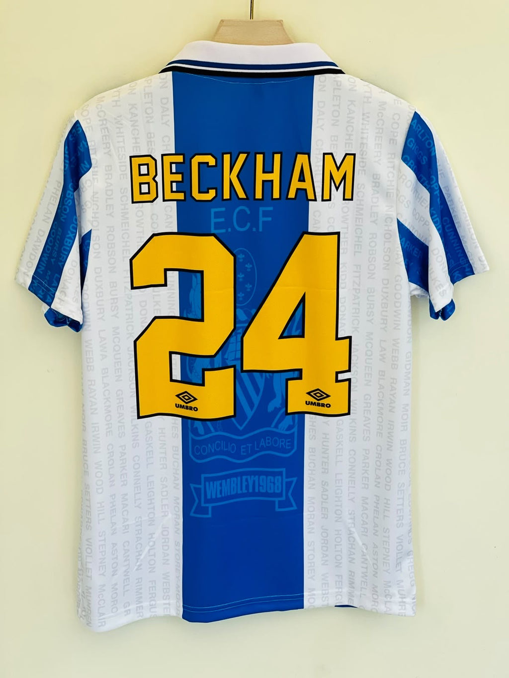 BECKHAM UNITED  POLO EMBROIDERY