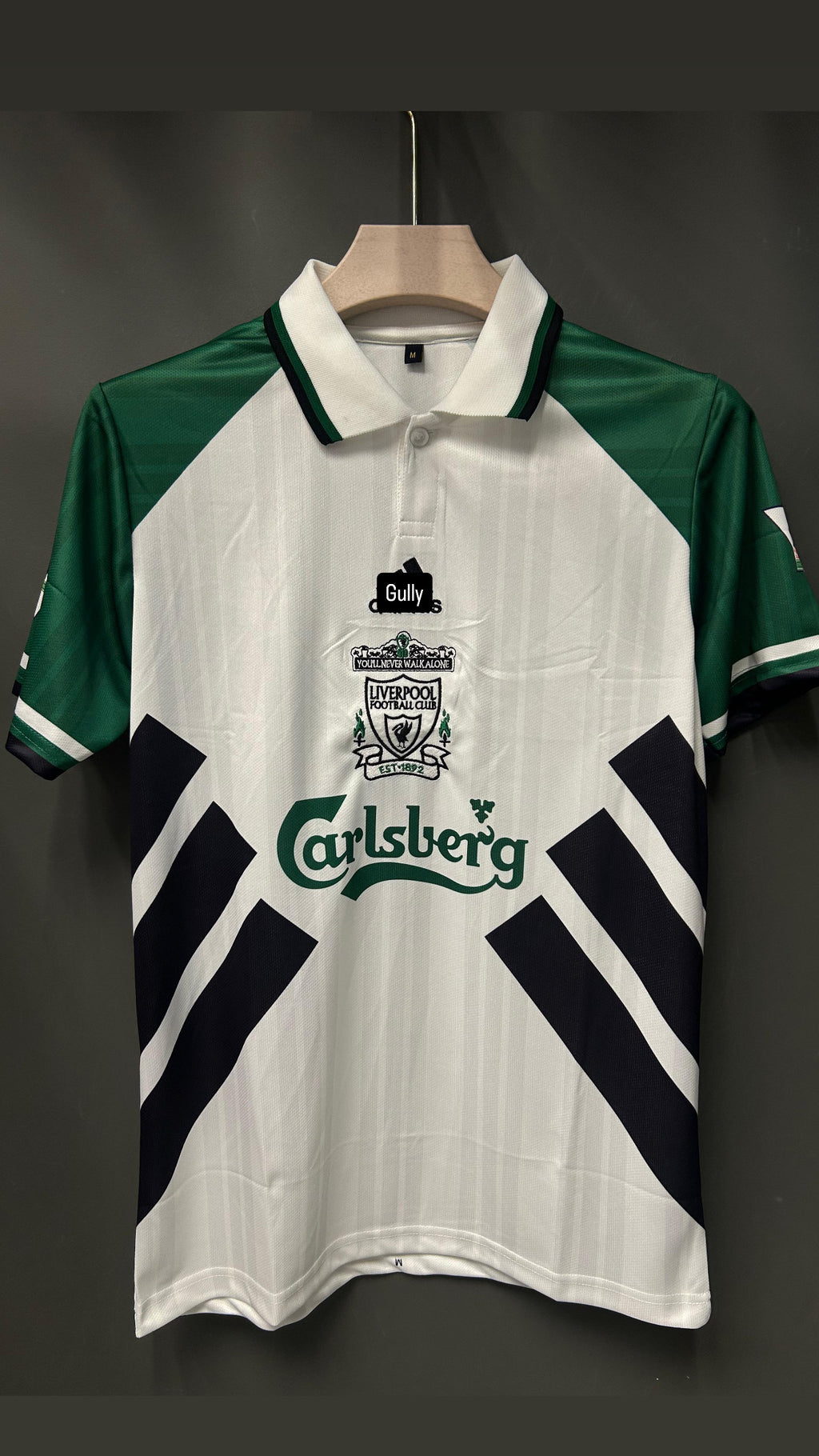 TORRES LIVERPOOL 1993/94 AWAY POLO EMBROIDERY