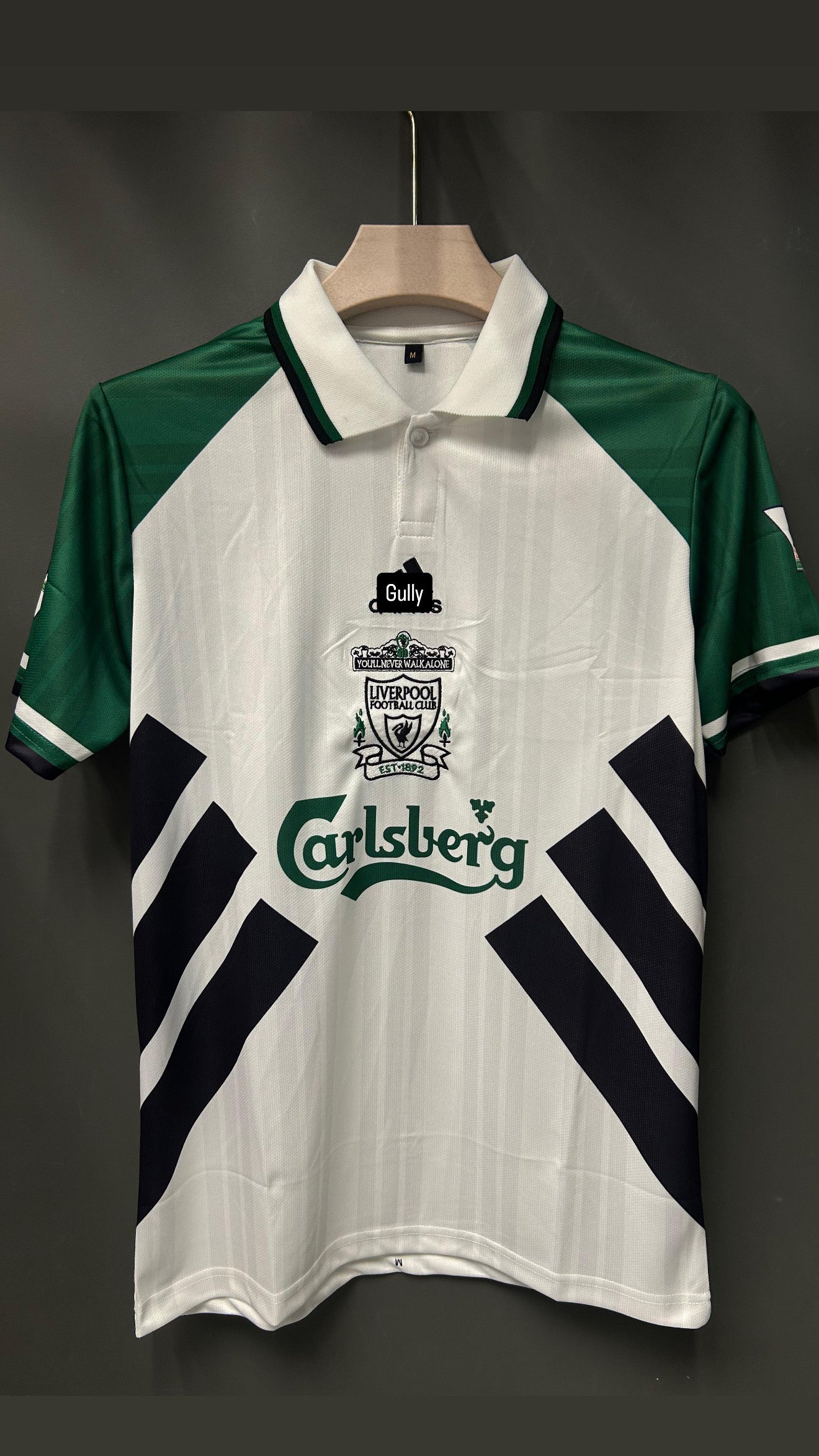 TORRES LIVERPOOL 1993/94 AWAY POLO EMBROIDERY