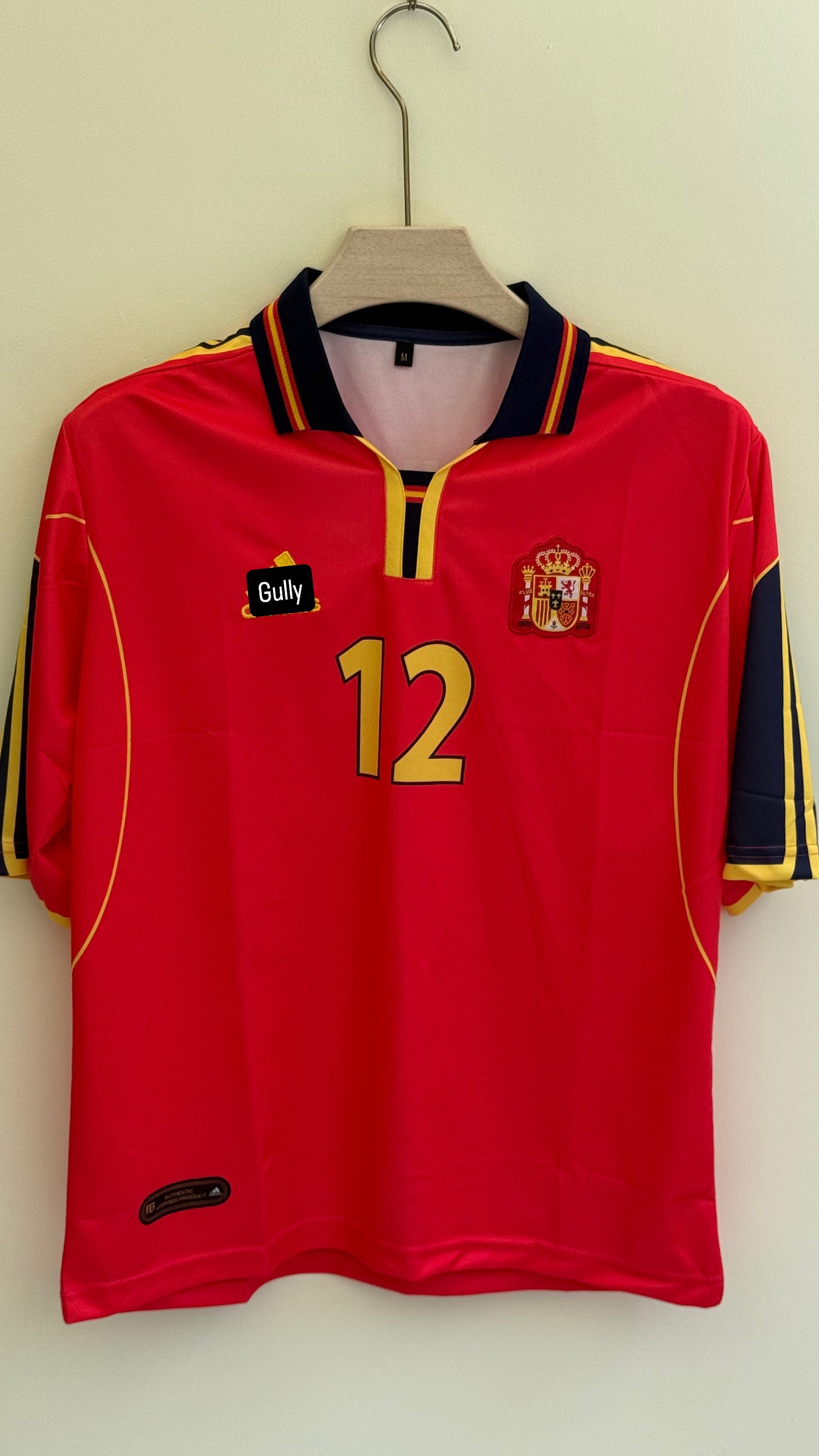 PUYOL SPAIN 2000 HOME KIT POLO FIVE SLEEV EMBROIDERY