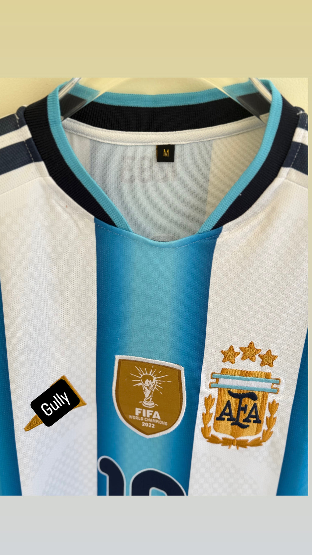 MESSI ARGENTINA WORLD CUP KIT 2026 HOME KIT FULL SLEEV EMBROIDERY