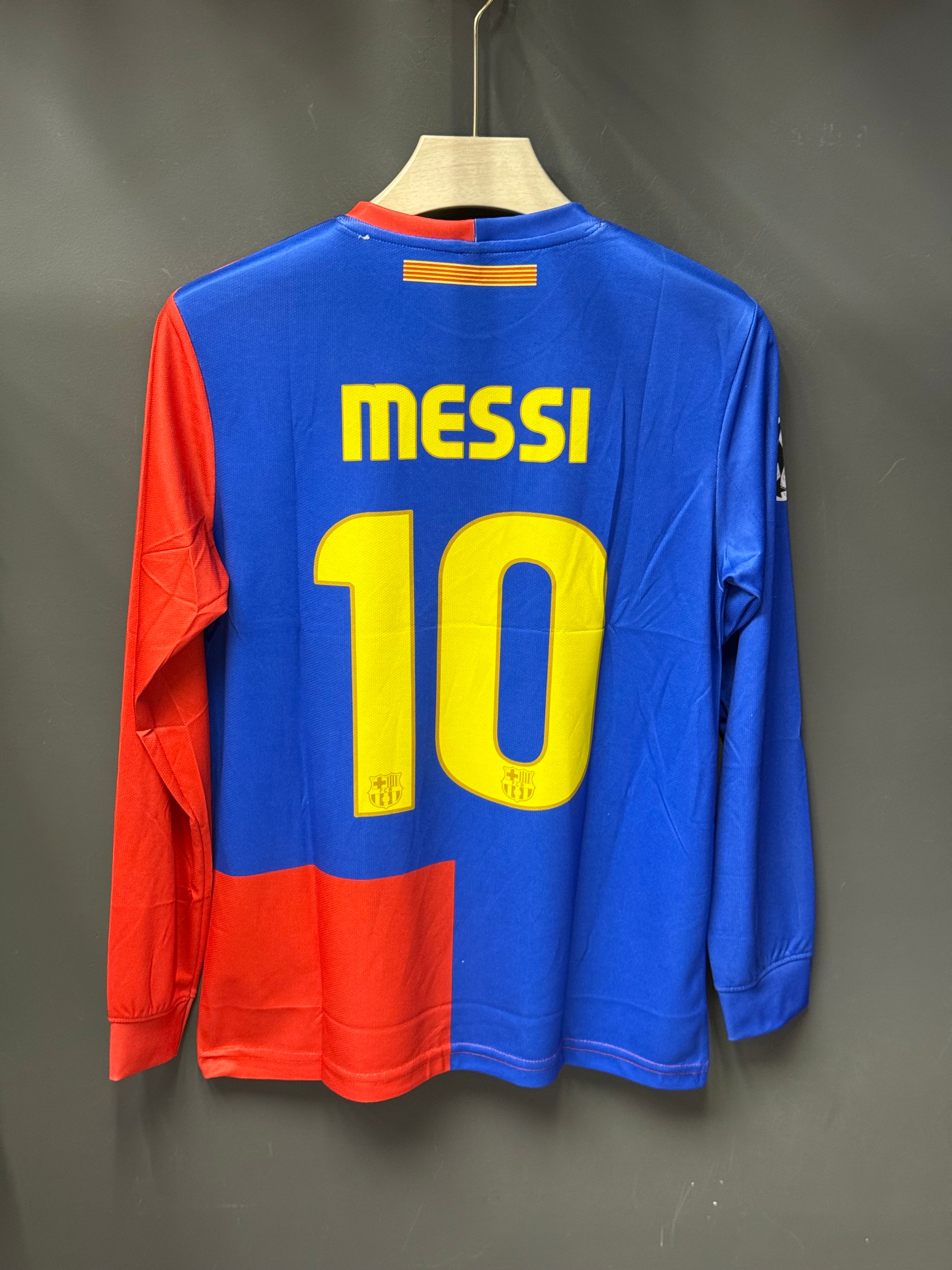 MESSI BARCELONA 2009 HOME KIT FULL SLEEV EMBROIDERY