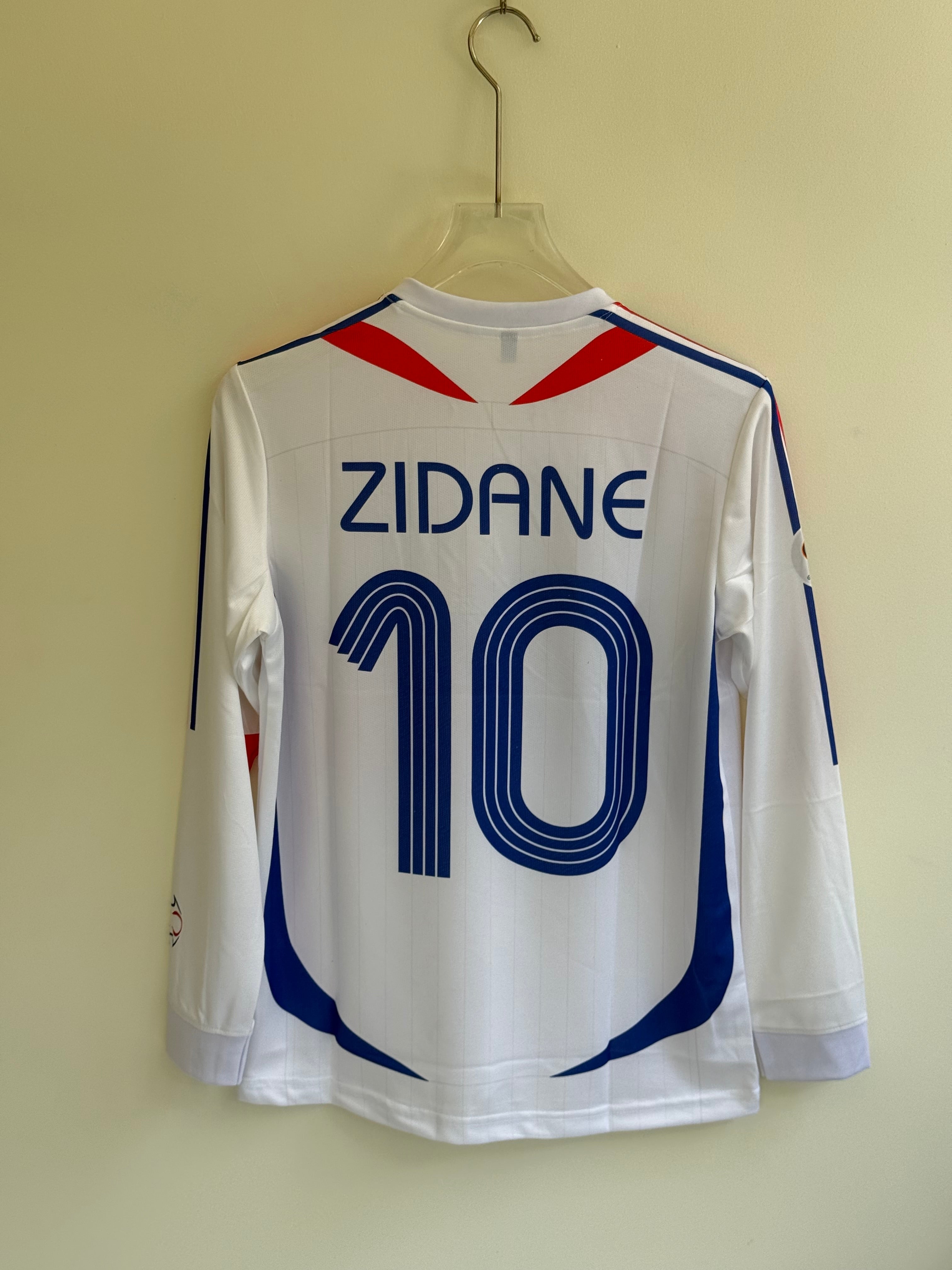 ZIDANE FRANCE AWAY FULL SLEEV EMBROIDERY