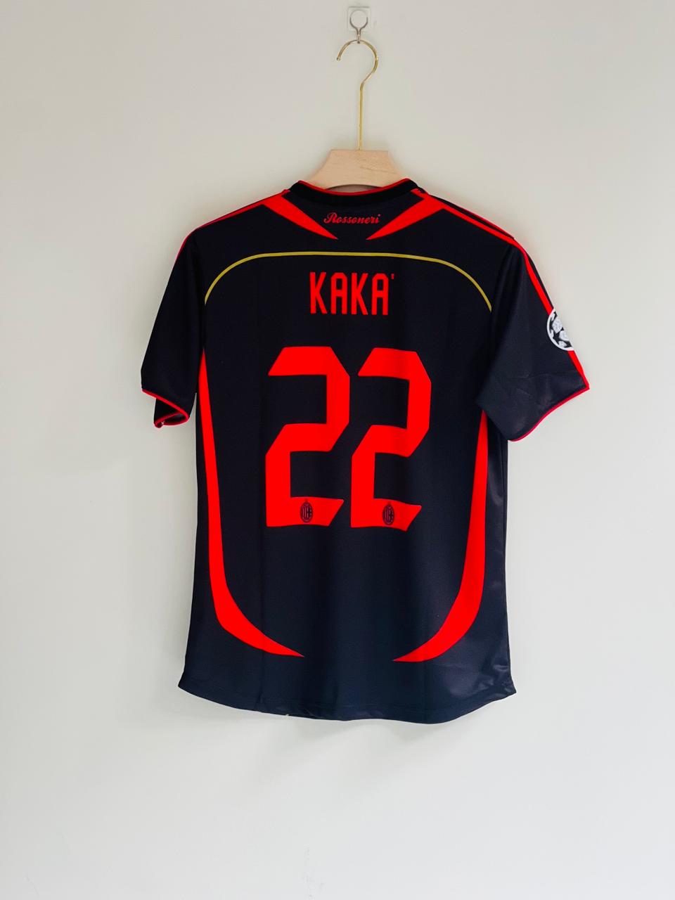 KAKA AC MILAN 2007/08 THIRD KIT EMBROIDERY