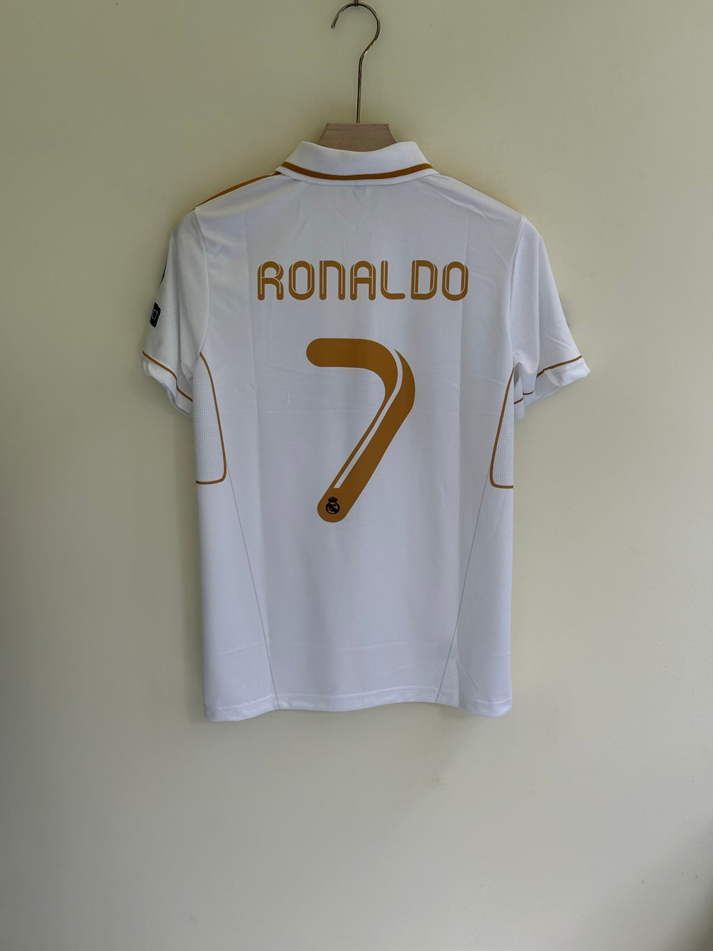 RONALDO REAL MADRID 2012 HOME KIT POLO EMBROIDERY
