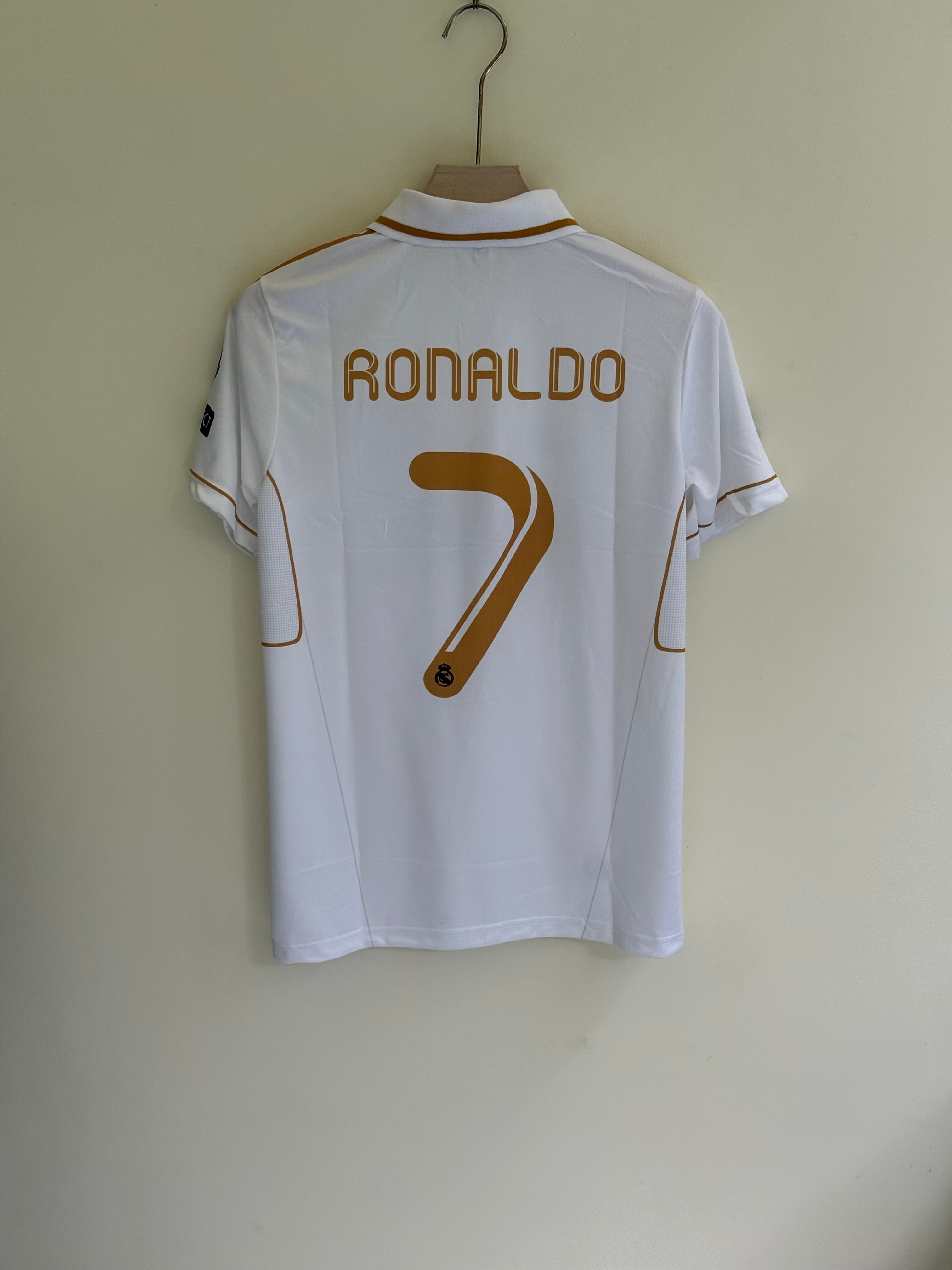 RONALDO REAL MADRID 2012 HOME KIT POLO EMBROIDERY