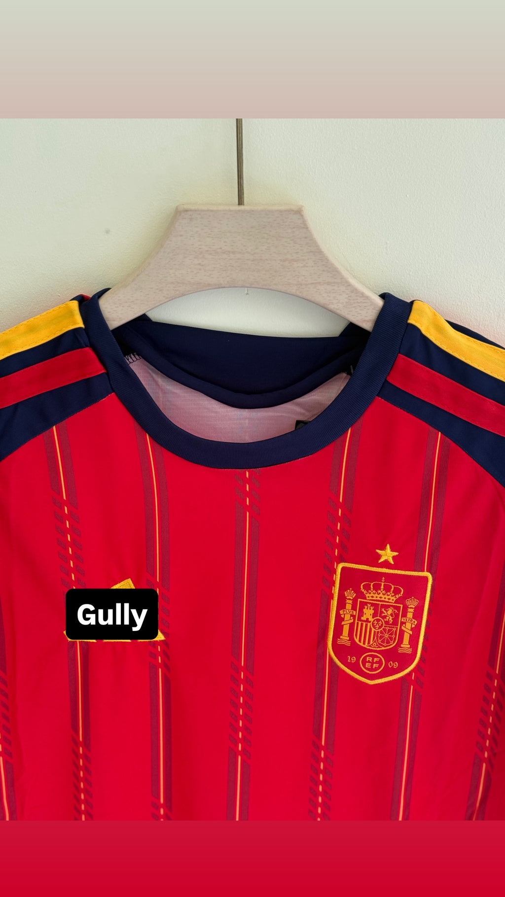 SPAIN 2026 WORLD CUP HOME KIT MASTER QUALITY EMBROIDERY