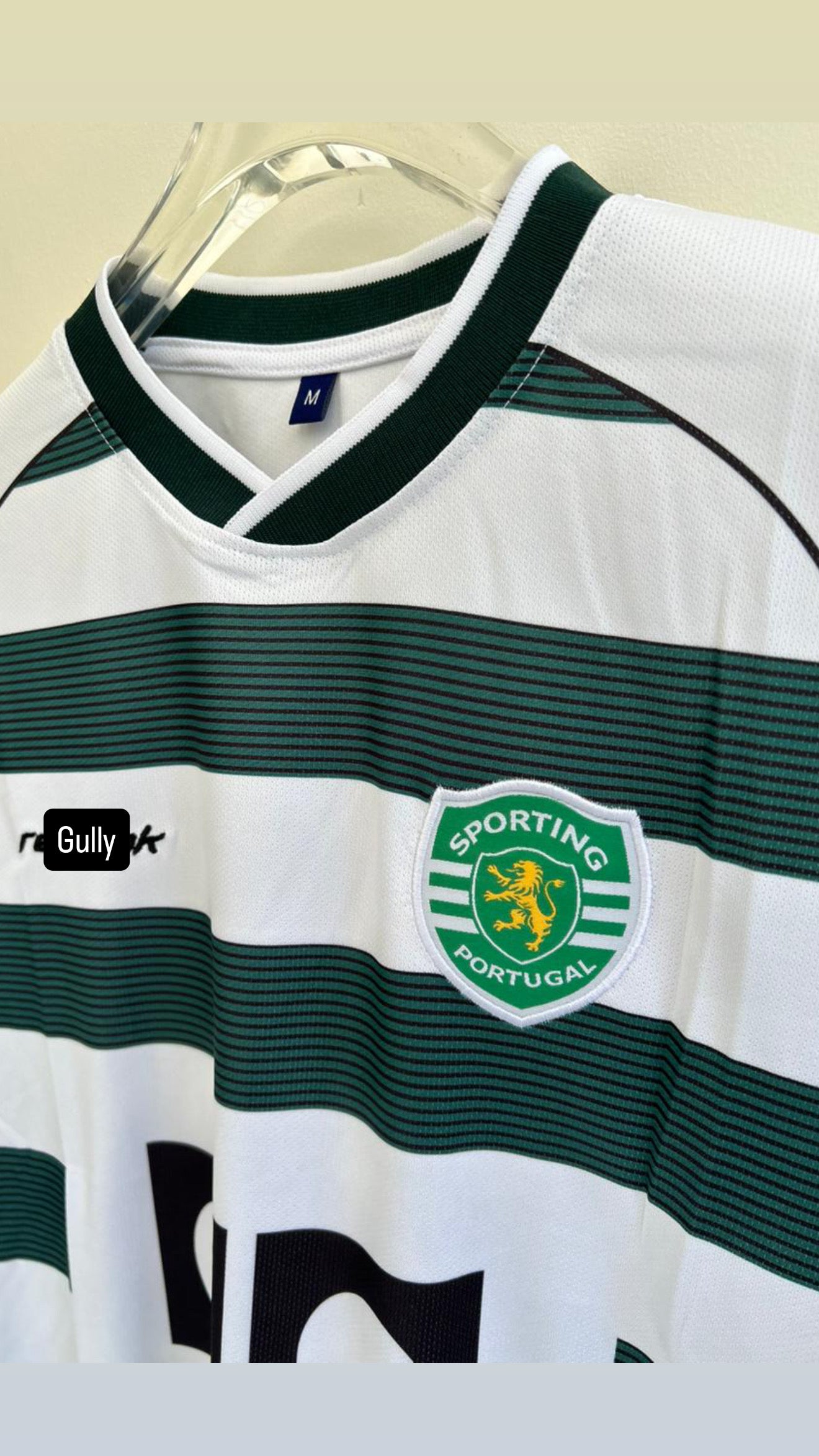RONALDO SPORTING HOME  KIT FULL SLEEV EMBROIDERY