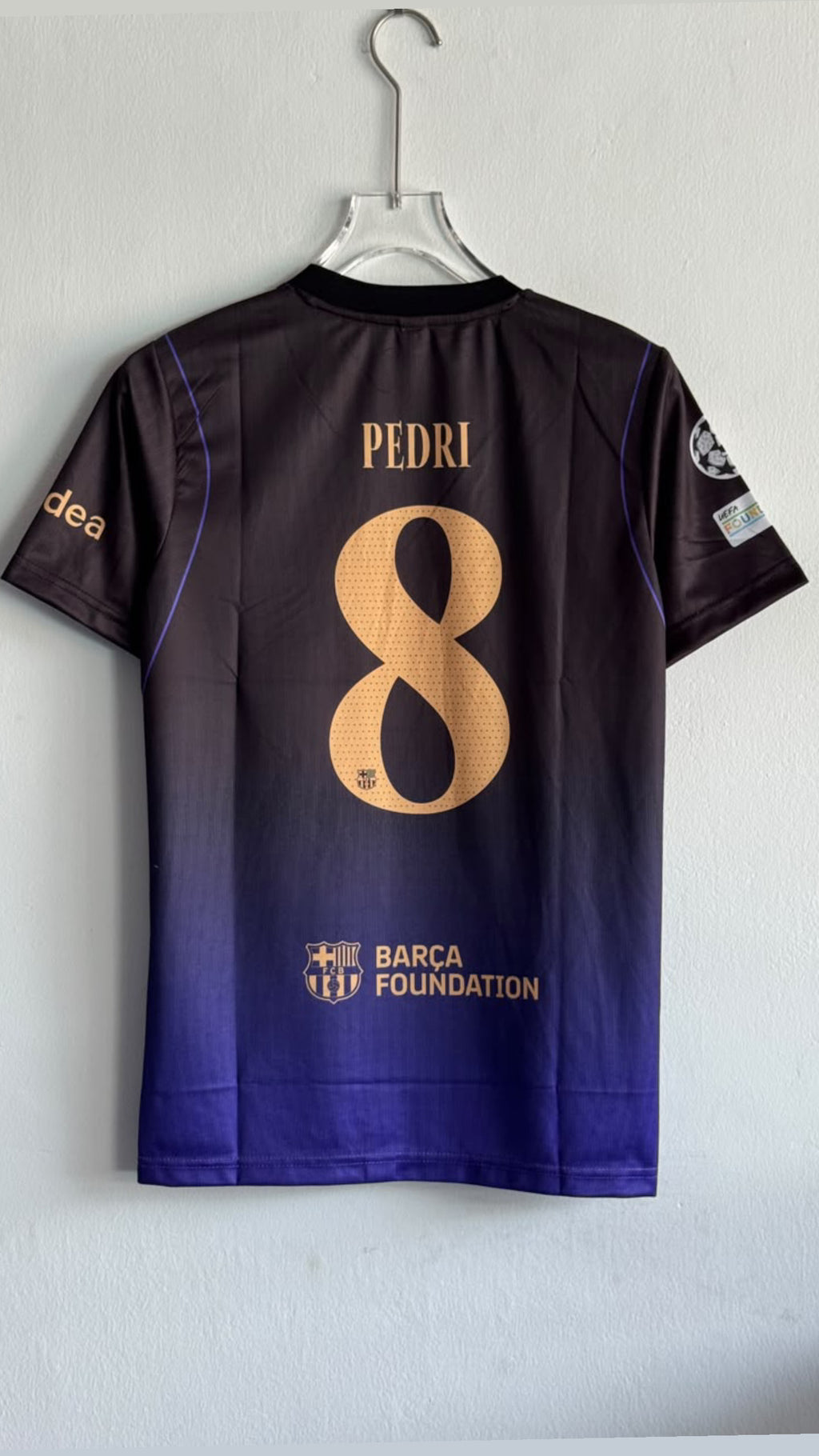 PEDRI BARCELONA 26/27 AWAY KIT EMBROIDERY