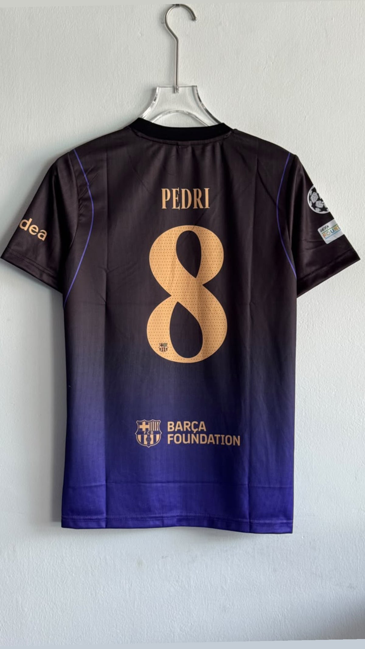 PEDRI BARCELONA 26/27 AWAY KIT EMBROIDERY