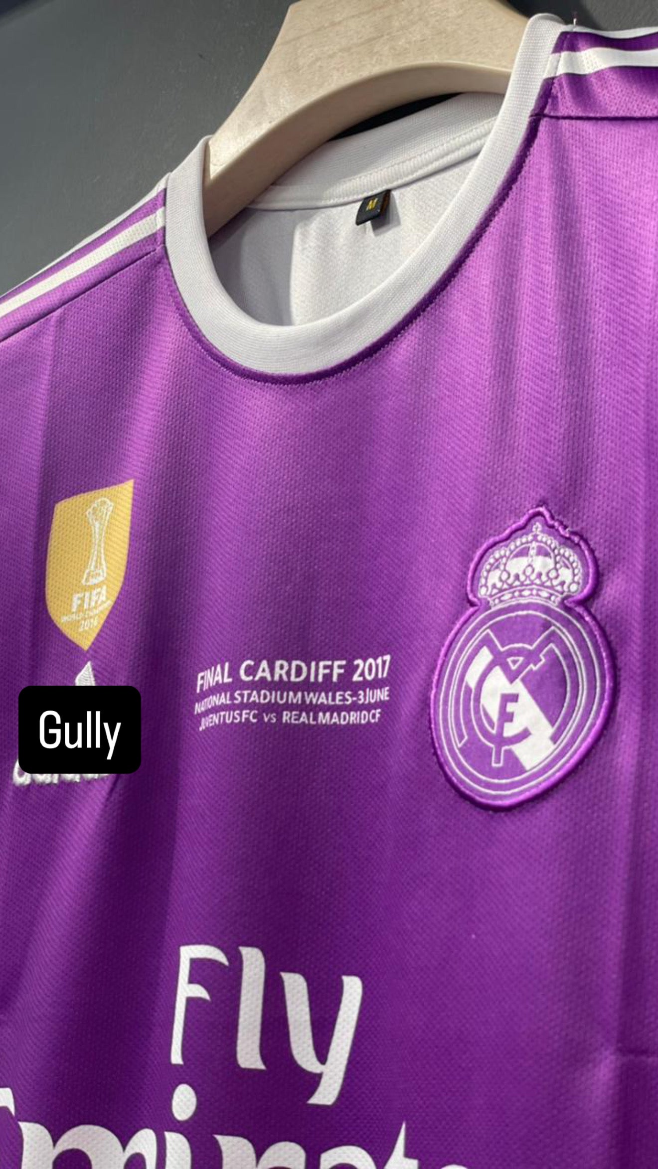 RONALDO REAL MADRID 16/17 THIRD KIT EMBROIDERY