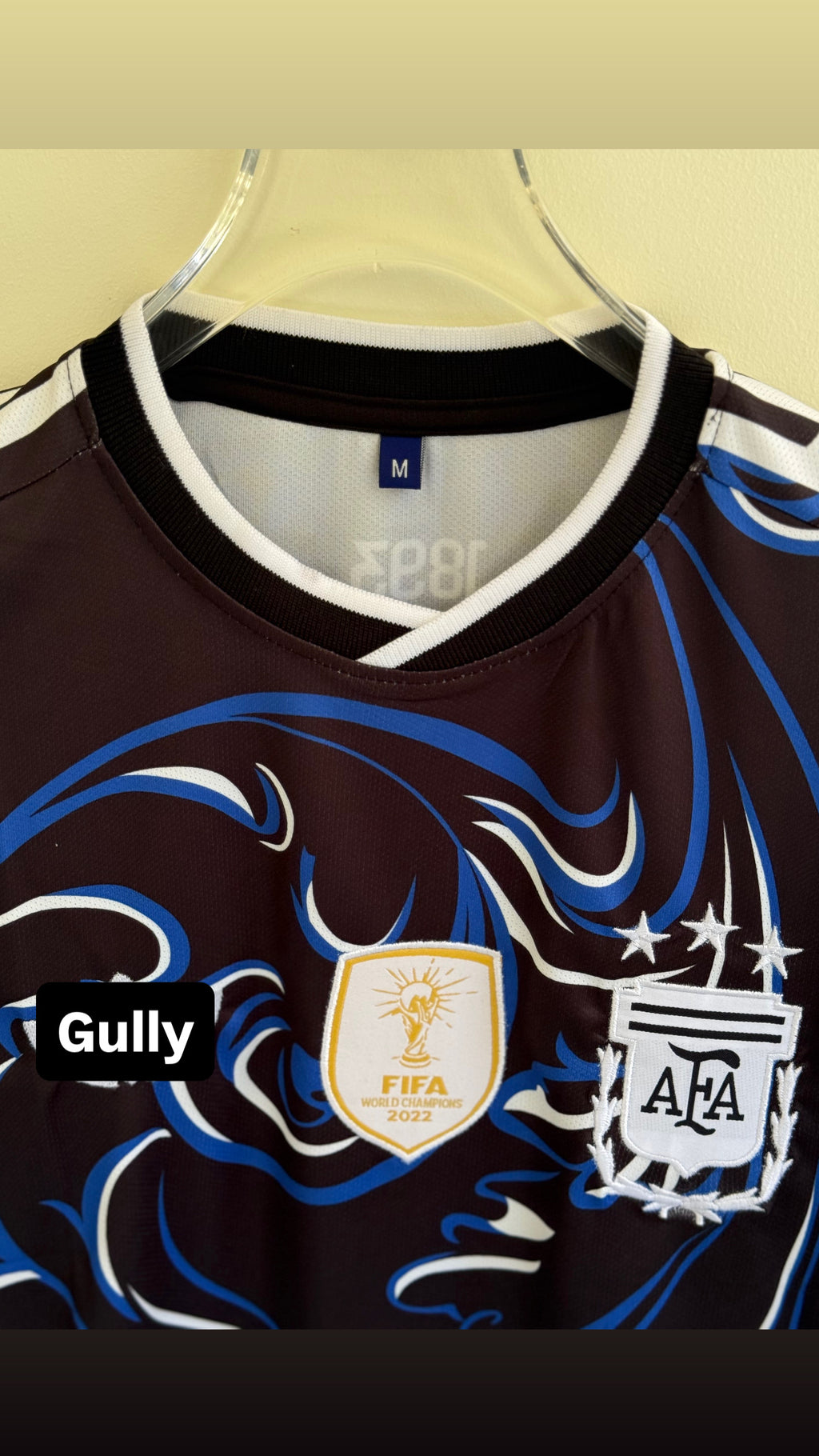 MESSI ARGENTINA 2026 WORLD CUP AWAY KIT EMBROIDERY