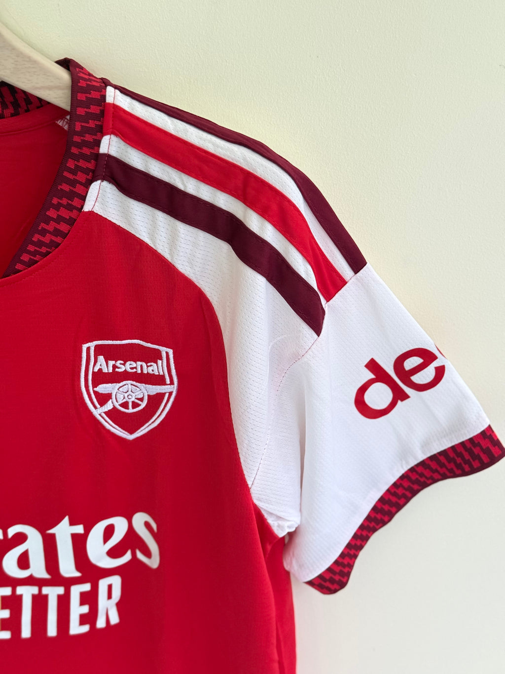 ARSENAL  HOME KIT 26/27  MASTER QUALITY EMBROIDERY