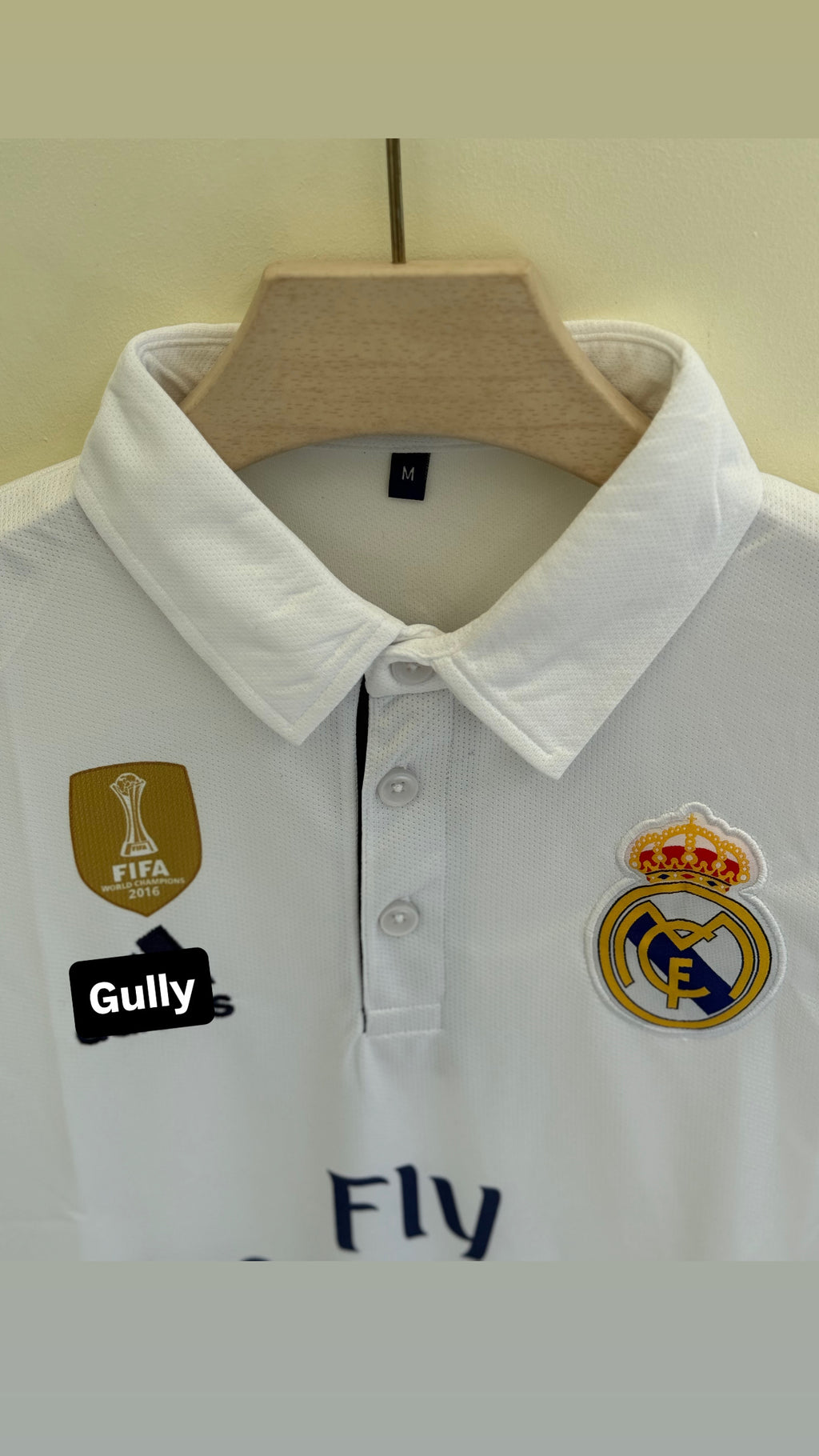 RONALDO REAL MADRID 2016 HOME KIT POLO EMBROIDERY
