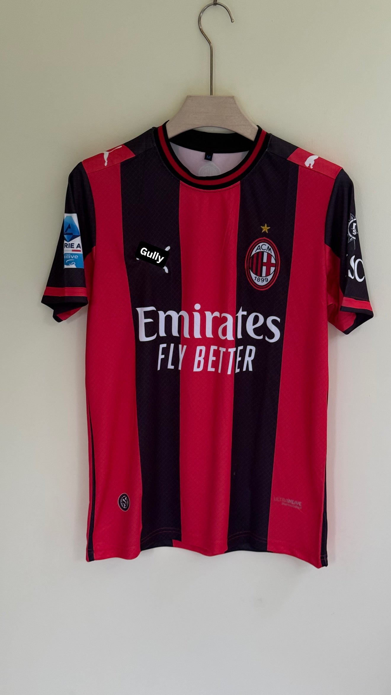 PULISIC AC MILAN HOME KIT 26/27 EMBROIDERY
