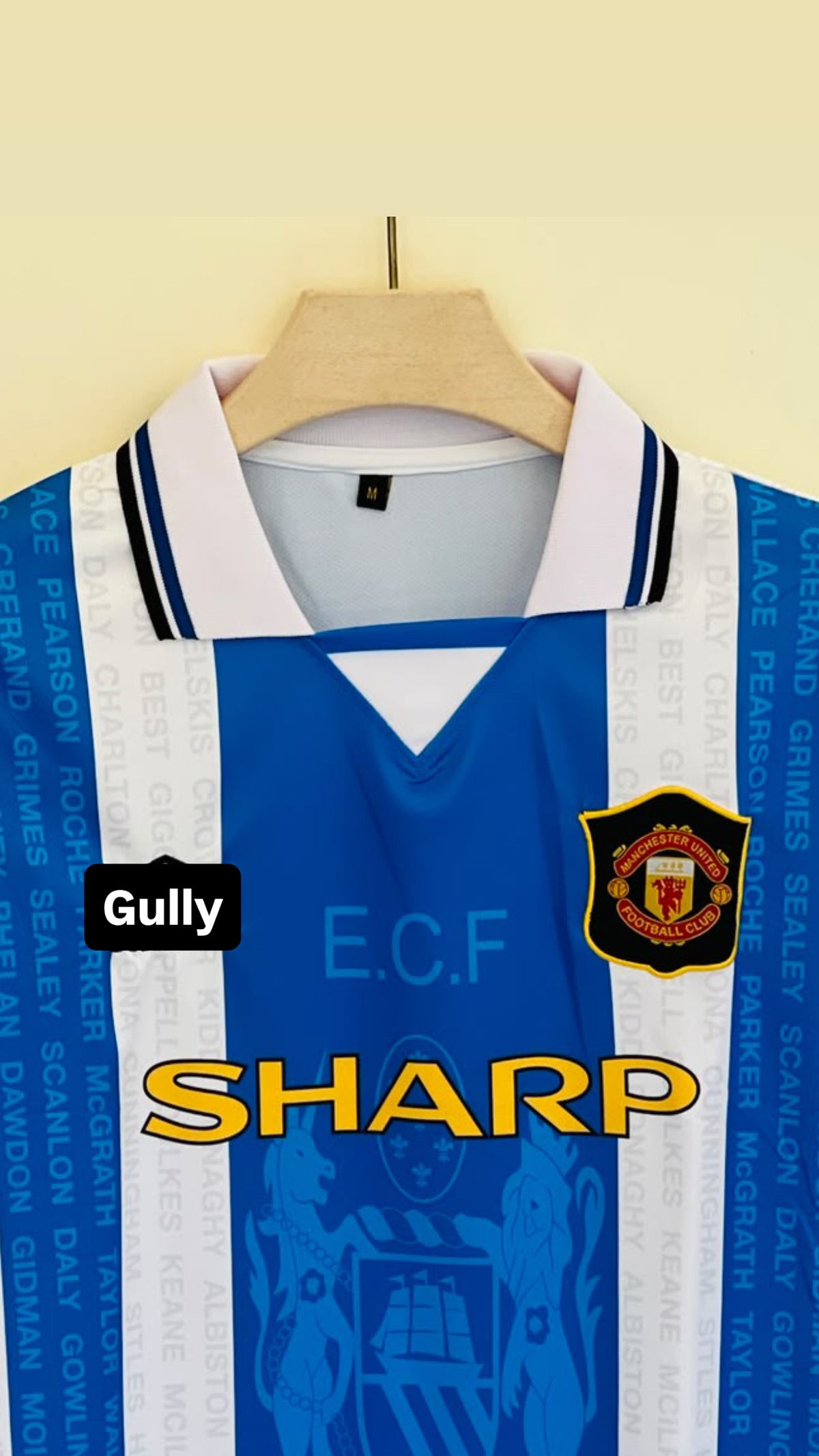 BECKHAM UNITED  POLO EMBROIDERY