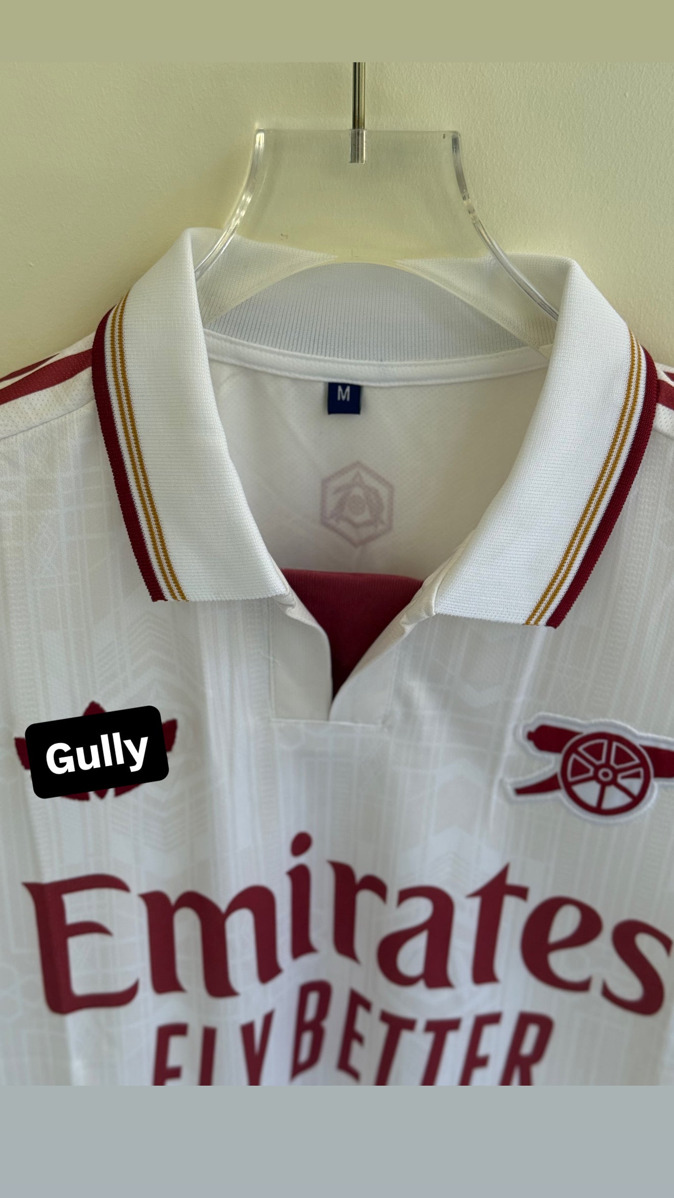 ODEGARD ARSENAL 25/26 AWAY KIT POLO EMBROIDERY