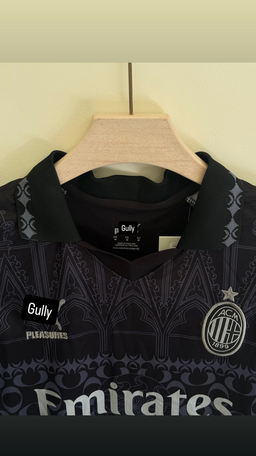 AC MILAN 24/25 4th KIT POLO MASTER QUALITY EMBROIDERY