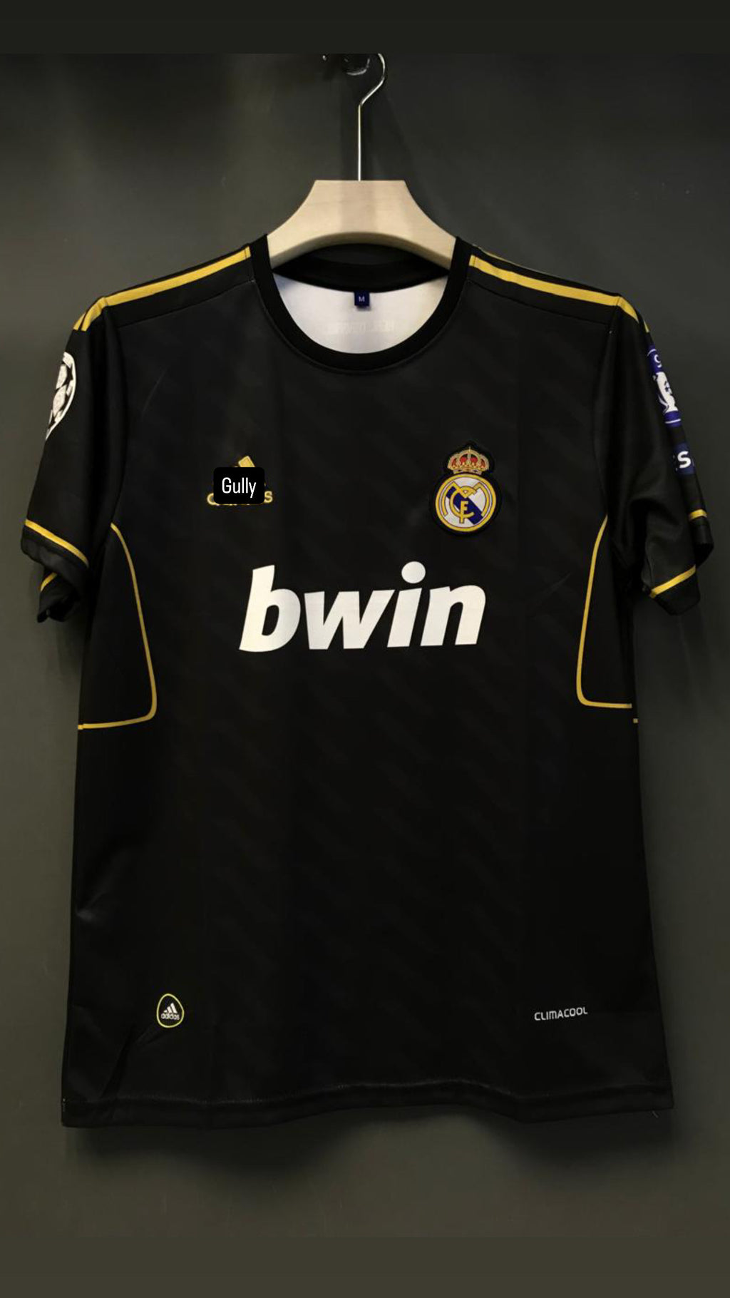 RONALDO REAL MADRID 2012 AWAY KIT EMBROIDERY
