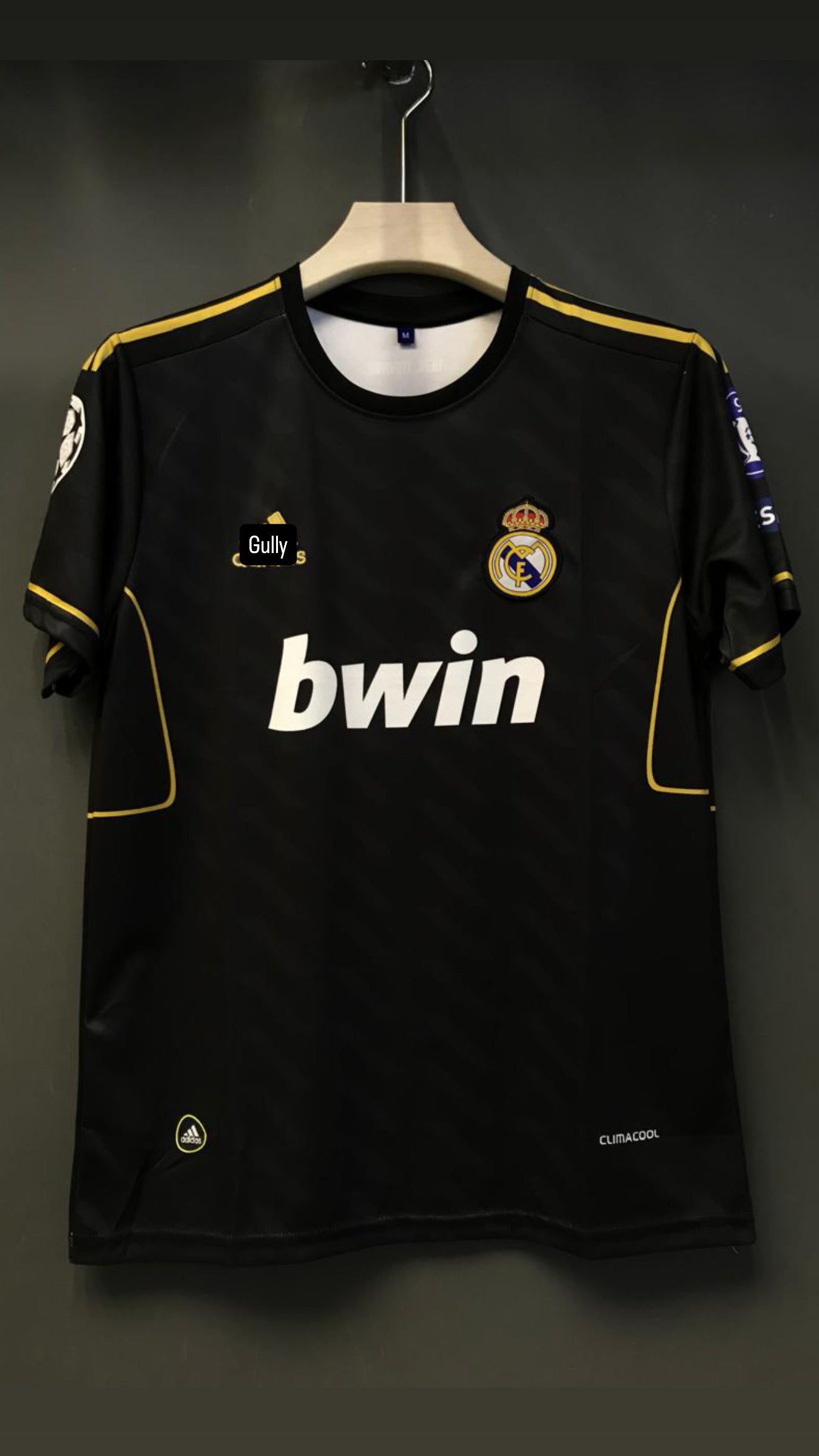 RONALDO REAL MADRID 2012 AWAY KIT EMBROIDERY