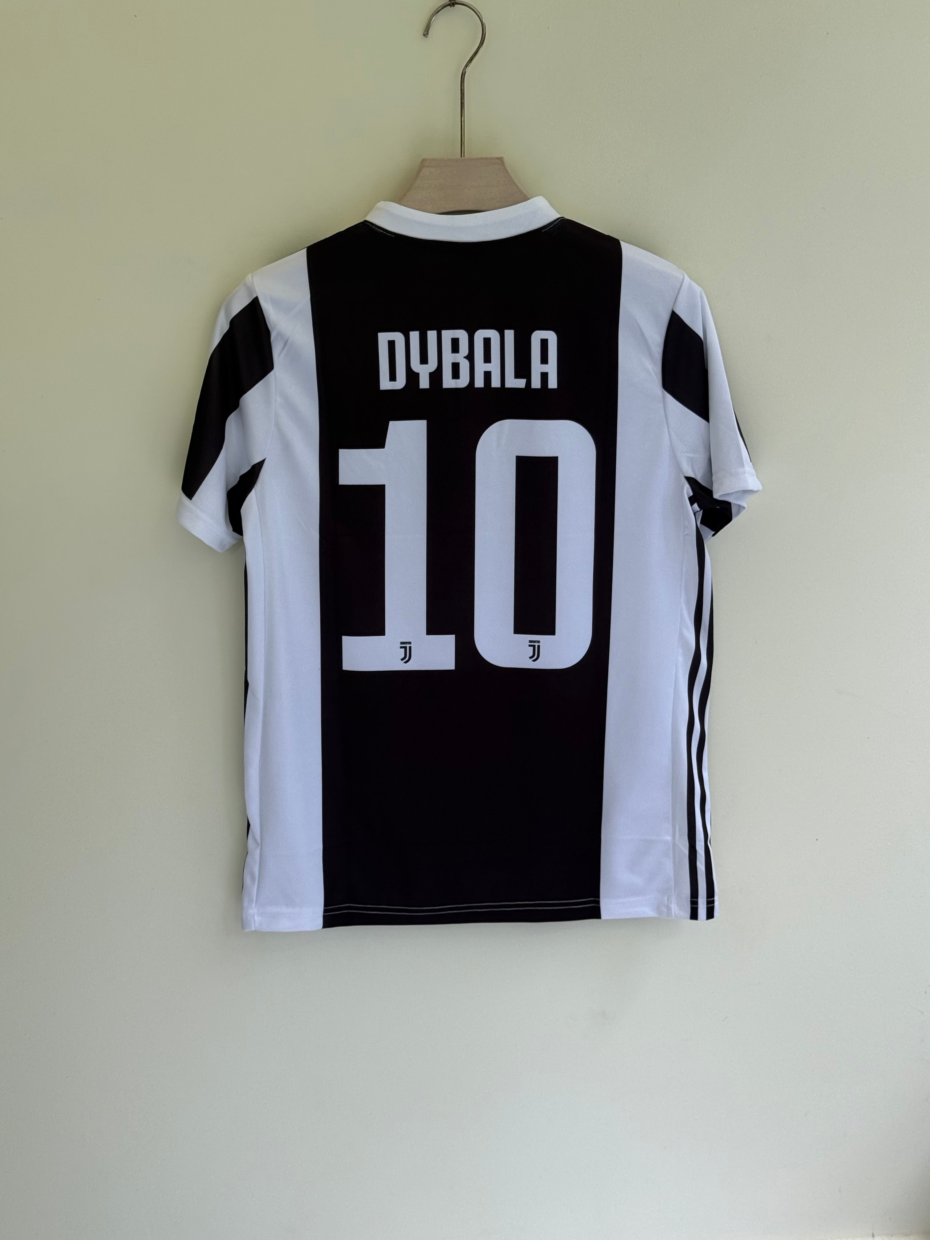 DYBALA JUVENTUS 2017/18 HOME KIT EMBROIDERY