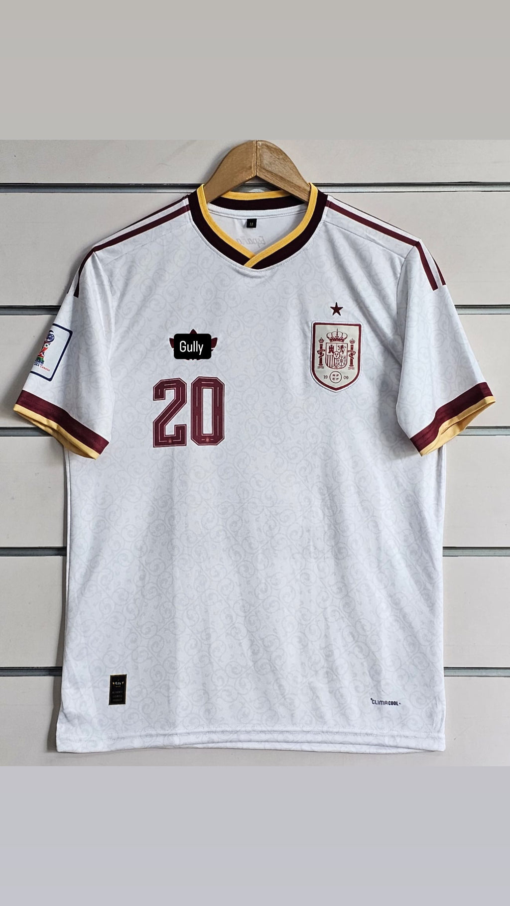PEDRI SPAIN WORLD CUP 2026 AWAY KIT EMBROIDERY