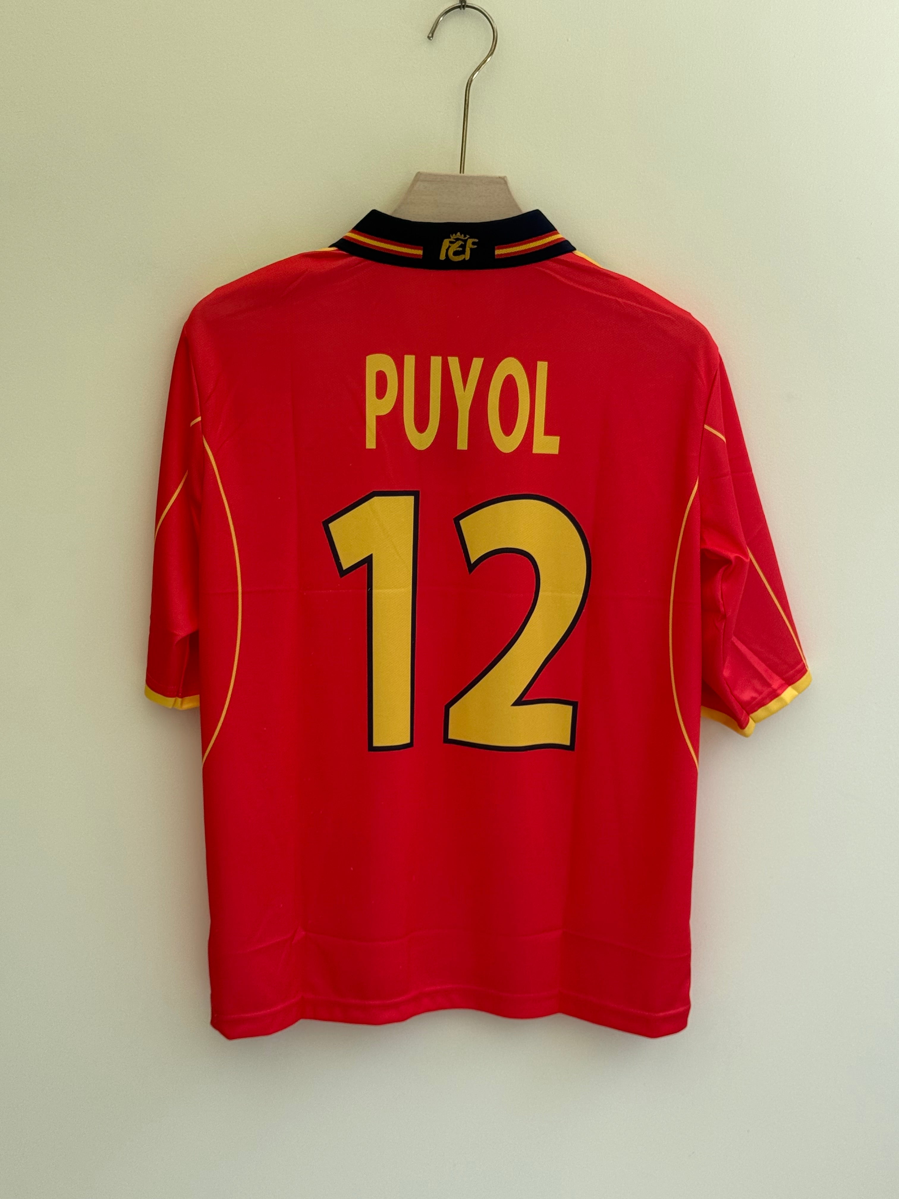 PUYOL SPAIN 2000 HOME KIT POLO FIVE SLEEV EMBROIDERY