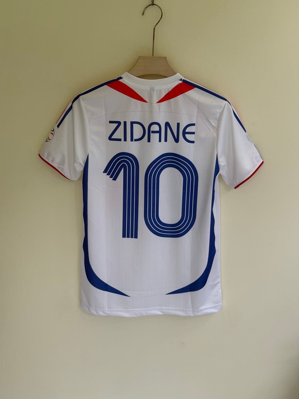 ZIDANE FRANCE 2006 AWAY KIT EMBROIDERY