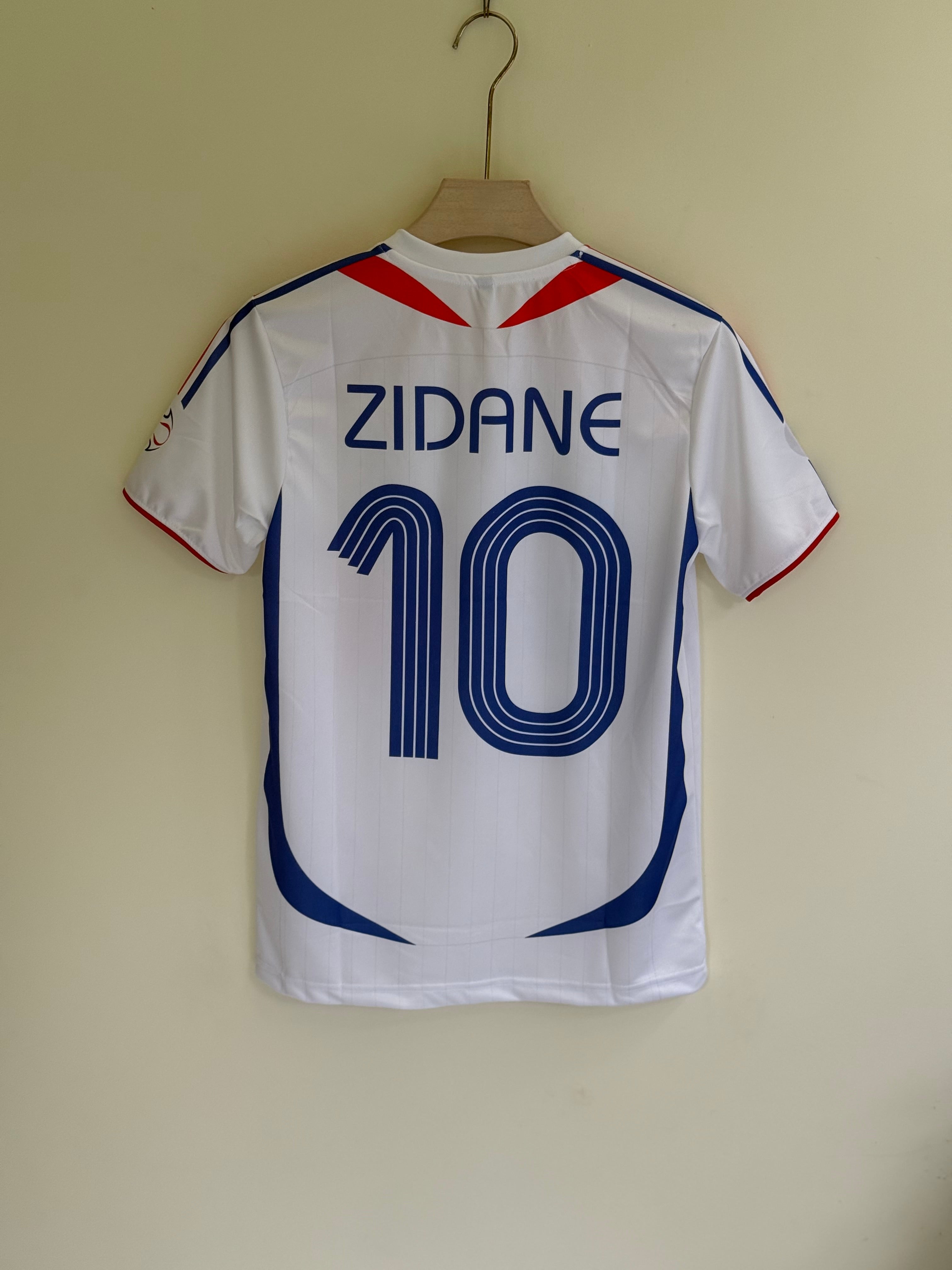 ZIDANE FRANCE 2006 AWAY KIT EMBROIDERY