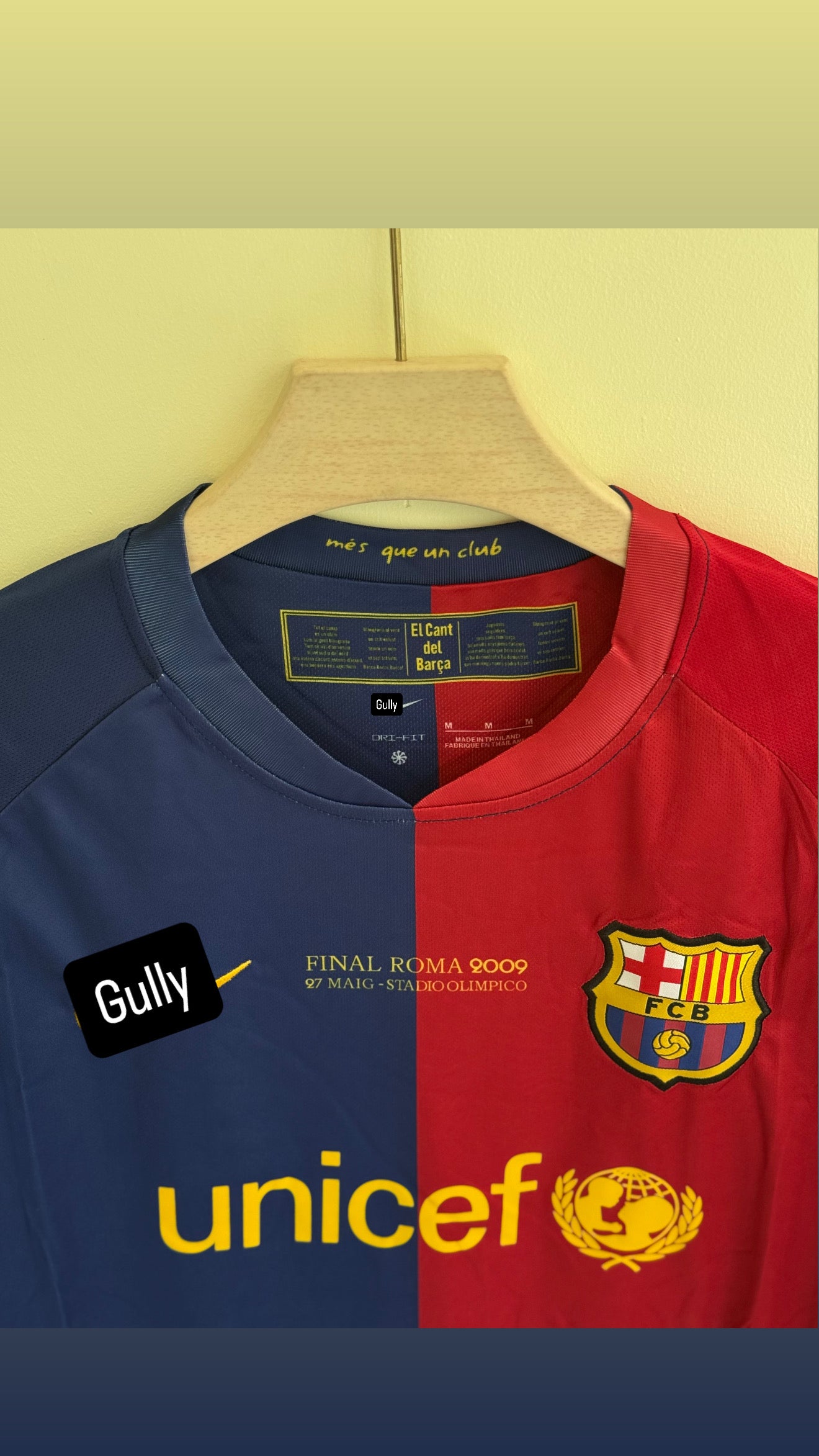 BARCELONA HOME KIT 2009 MASTER QUALITY EMBROIDERY
