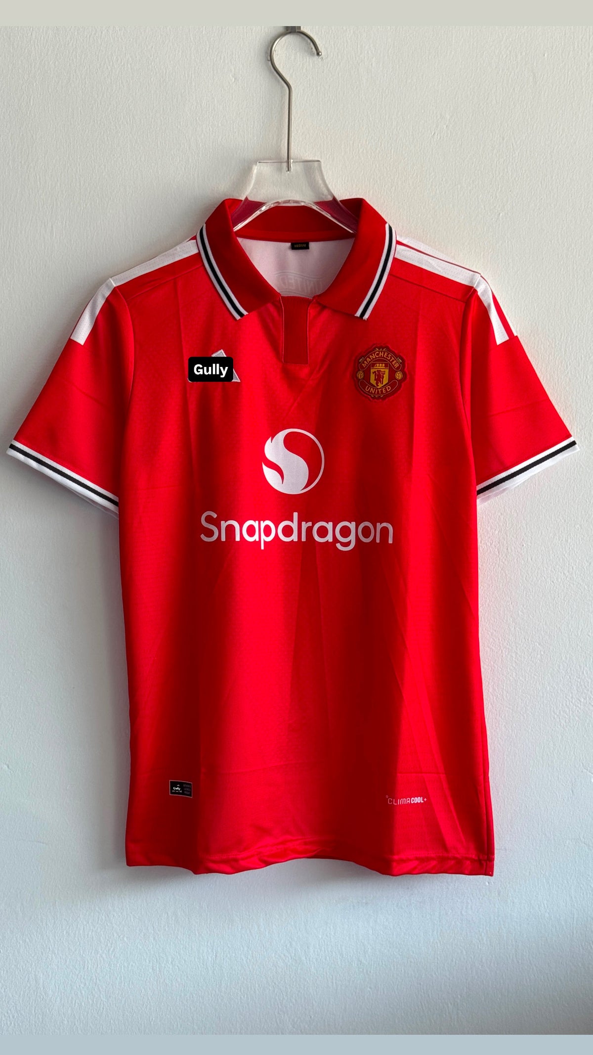 MANCHESTER UNITED 26/27 HOME KIT POLO EMBROIDERY - M
