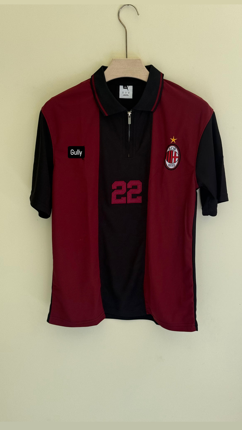 AC MILAN POLO EMBROIDERY T SHIRT