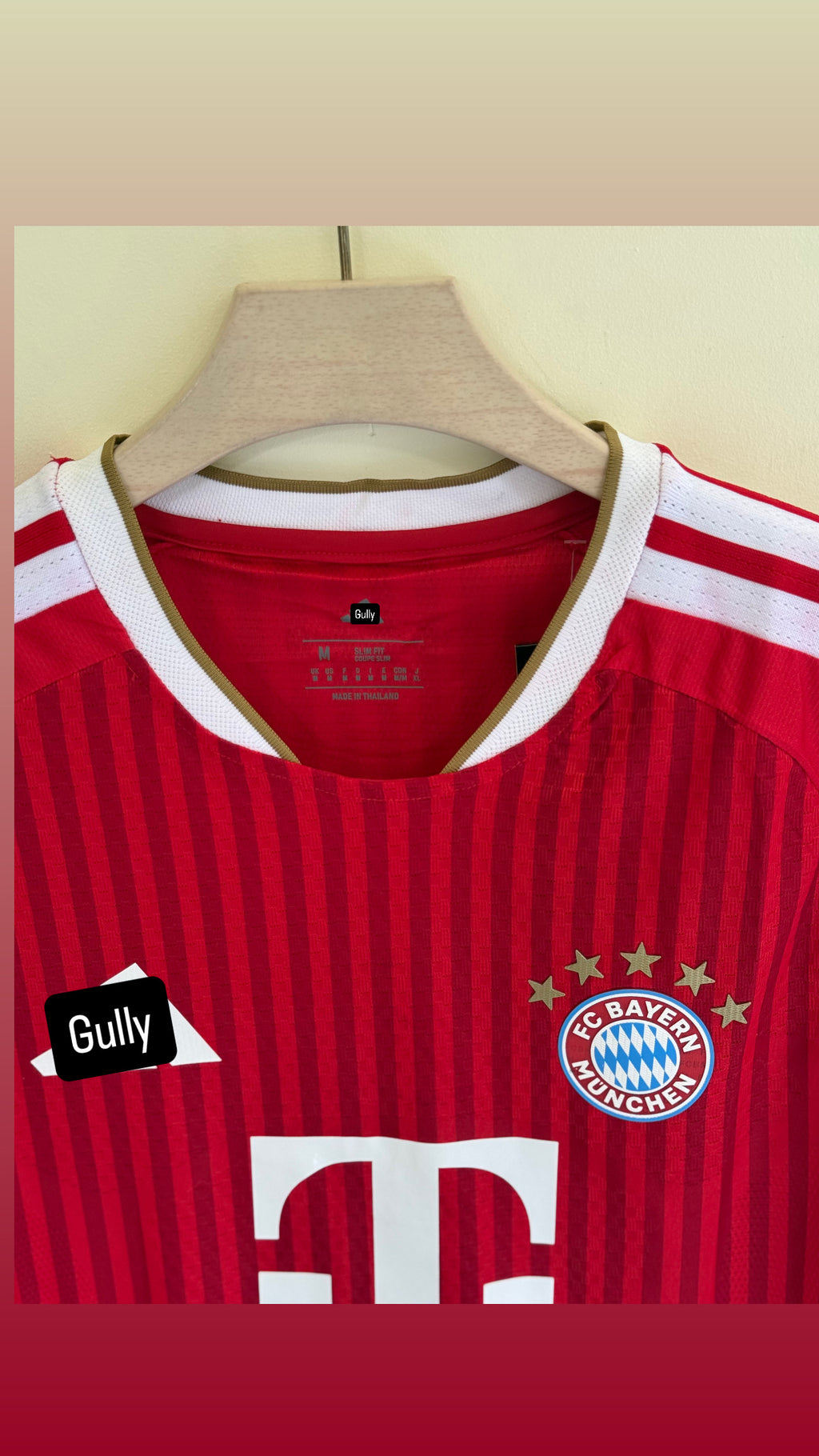 BAYERN MUNICH HOME KIT 26/27 PLAYER VERSION EMBROIDERY