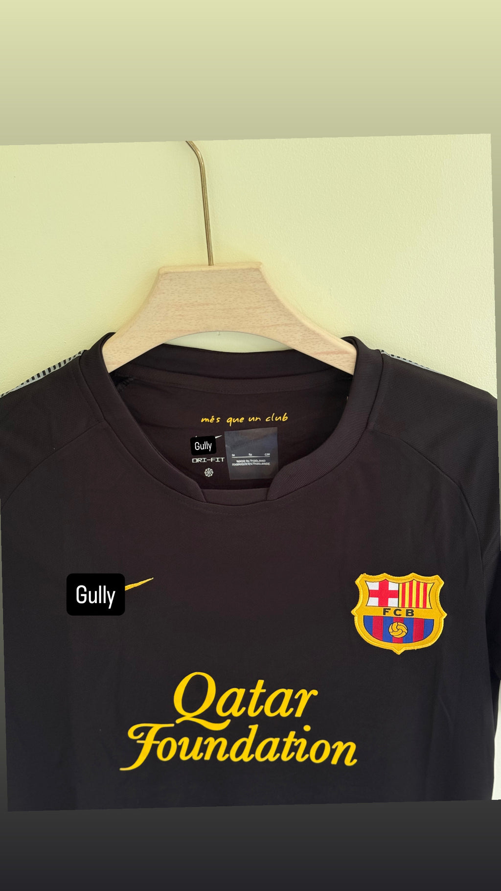 BARCELONA 20011/12 AWAY KIT MASTER QUALITY EMBROIDERY