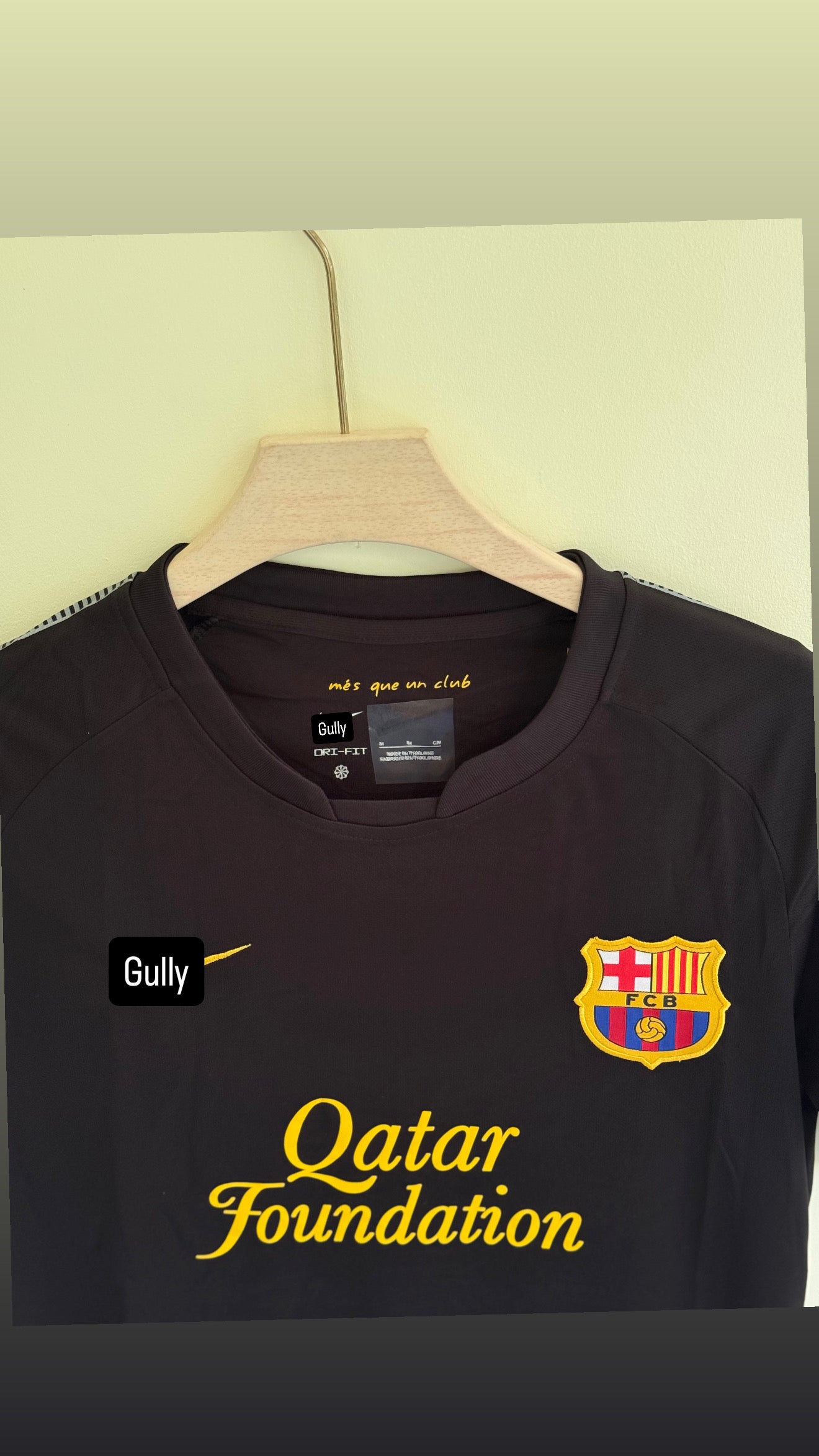 BARCELONA 20011/12 AWAY KIT MASTER QUALITY EMBROIDERY