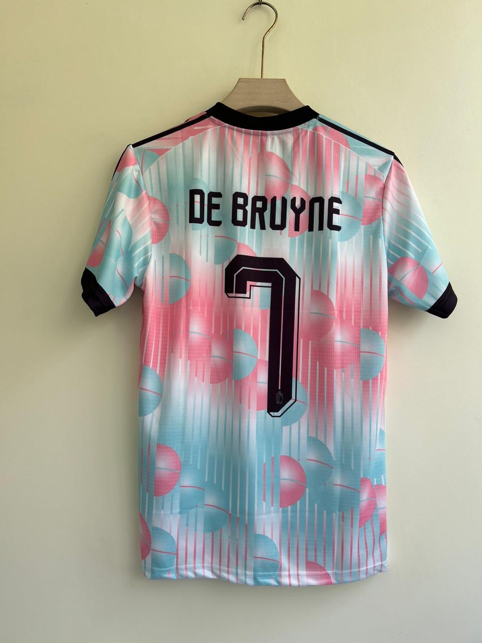 DE BRUYNE BELGIUM AWAY 2026 WORLD CUP KIT EMBROIDERY