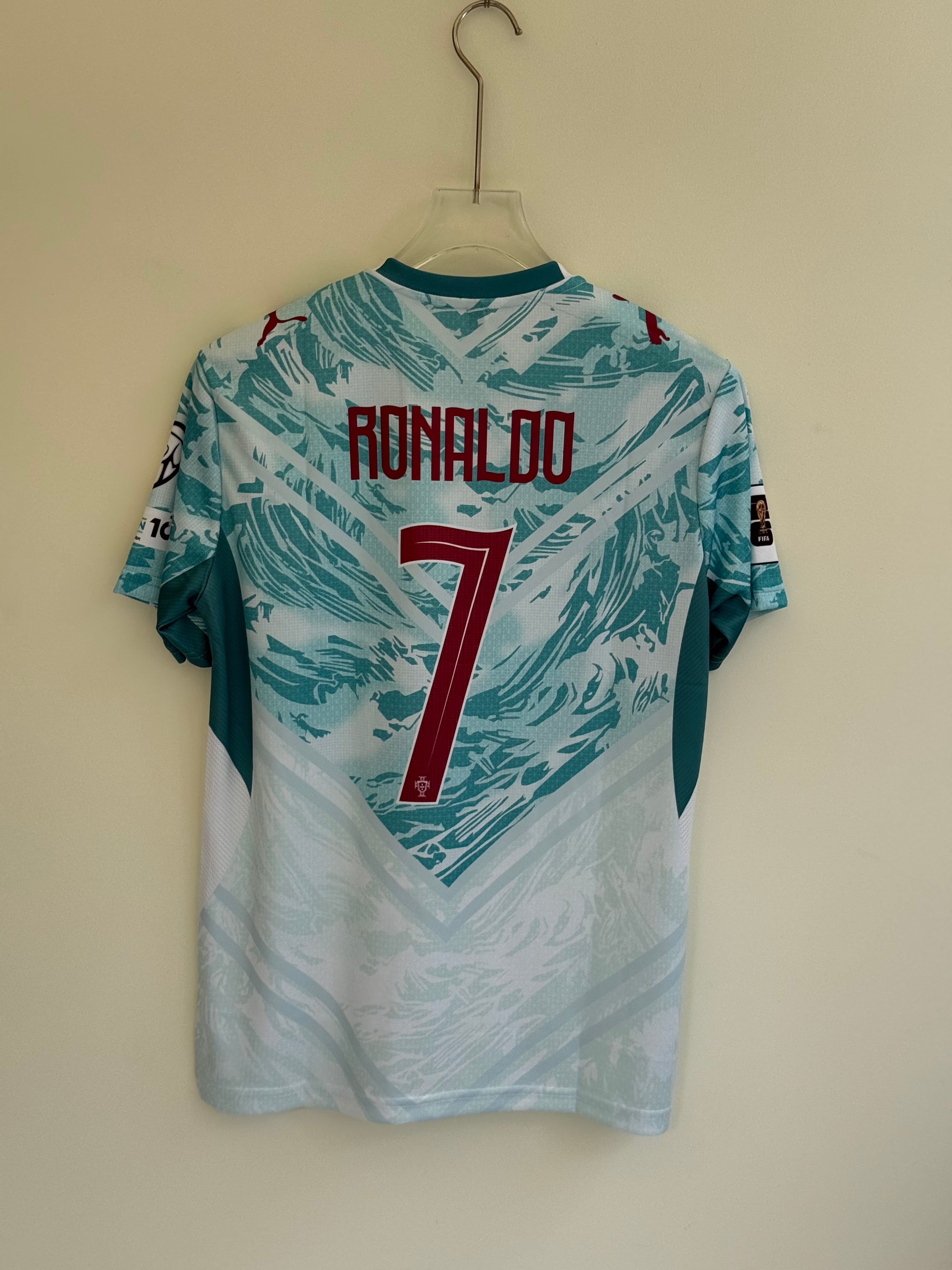 RONALDO PORTUGAL 2026 WORLD CUP AWAY KIT EMBROIDERY