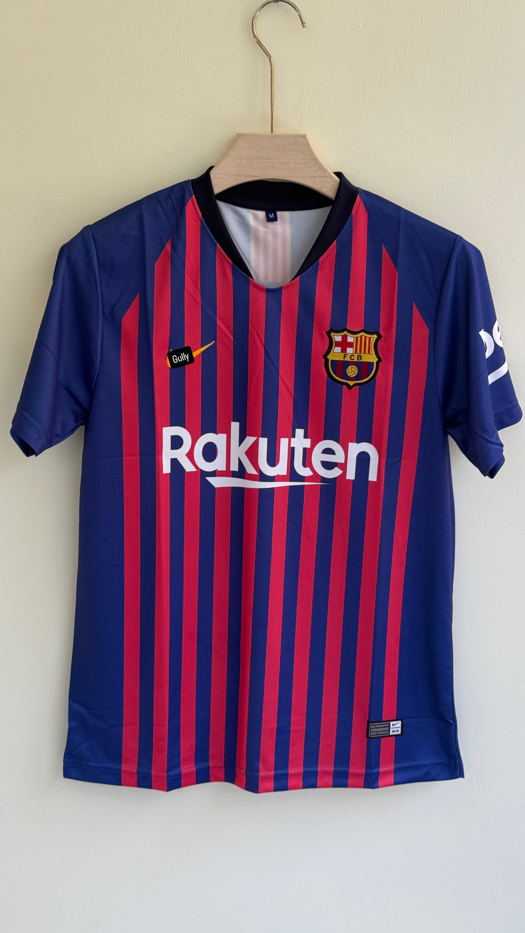 MESSI BARCELONA 2018/19 HOME KIT EMBROIDERY