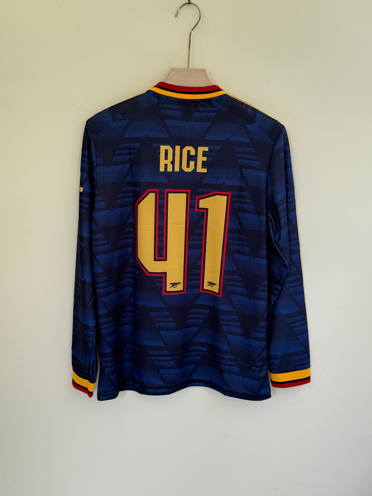 RICE ARSENAL 26/27 AWAY KIT FULL SLEEV EMBROIDERY